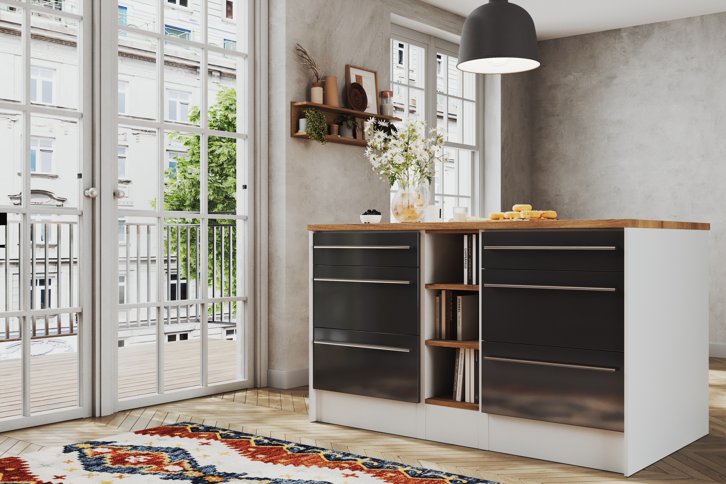 RESPEKTA Küchenzeile »Gabriel«, Breite 320/150 cm mit Soft-Close