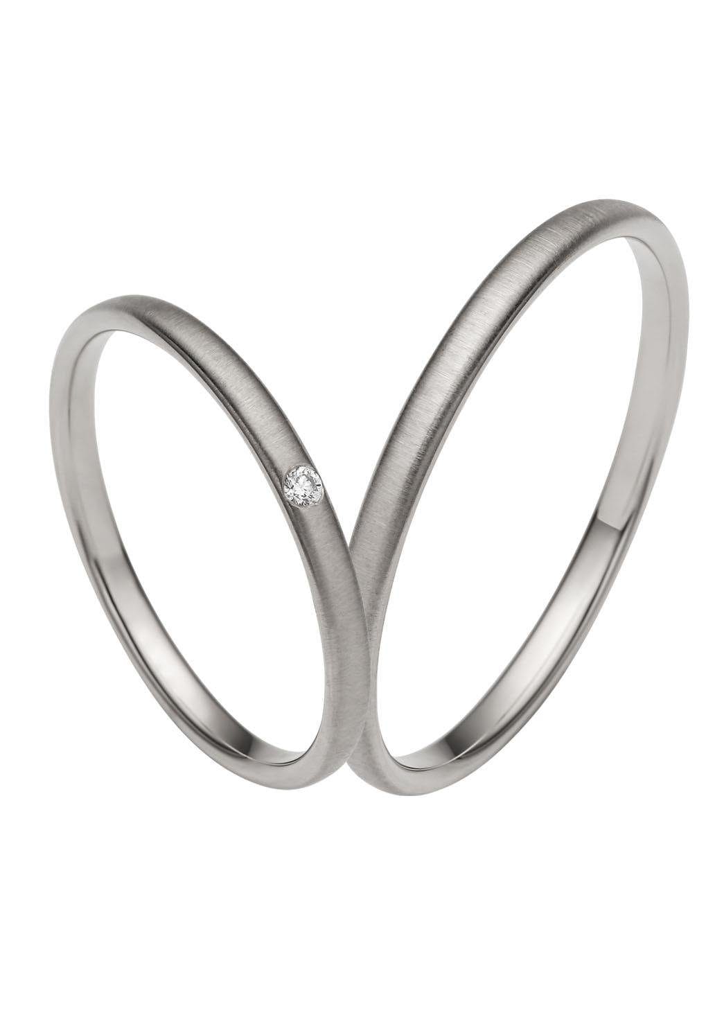 Firetti Wedding Ring White Gold 375 Size 62