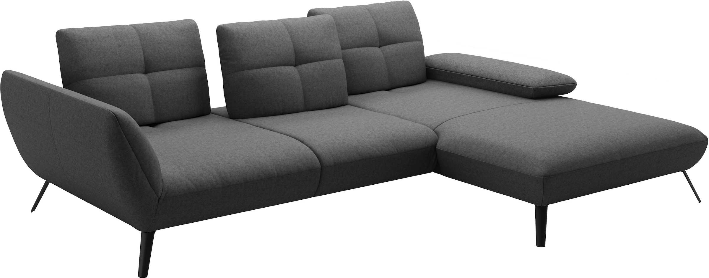 Places of Style Ecksofa »Mikado L-Form«, inkl. Sitztiefenverstellung und Armteilverstellung