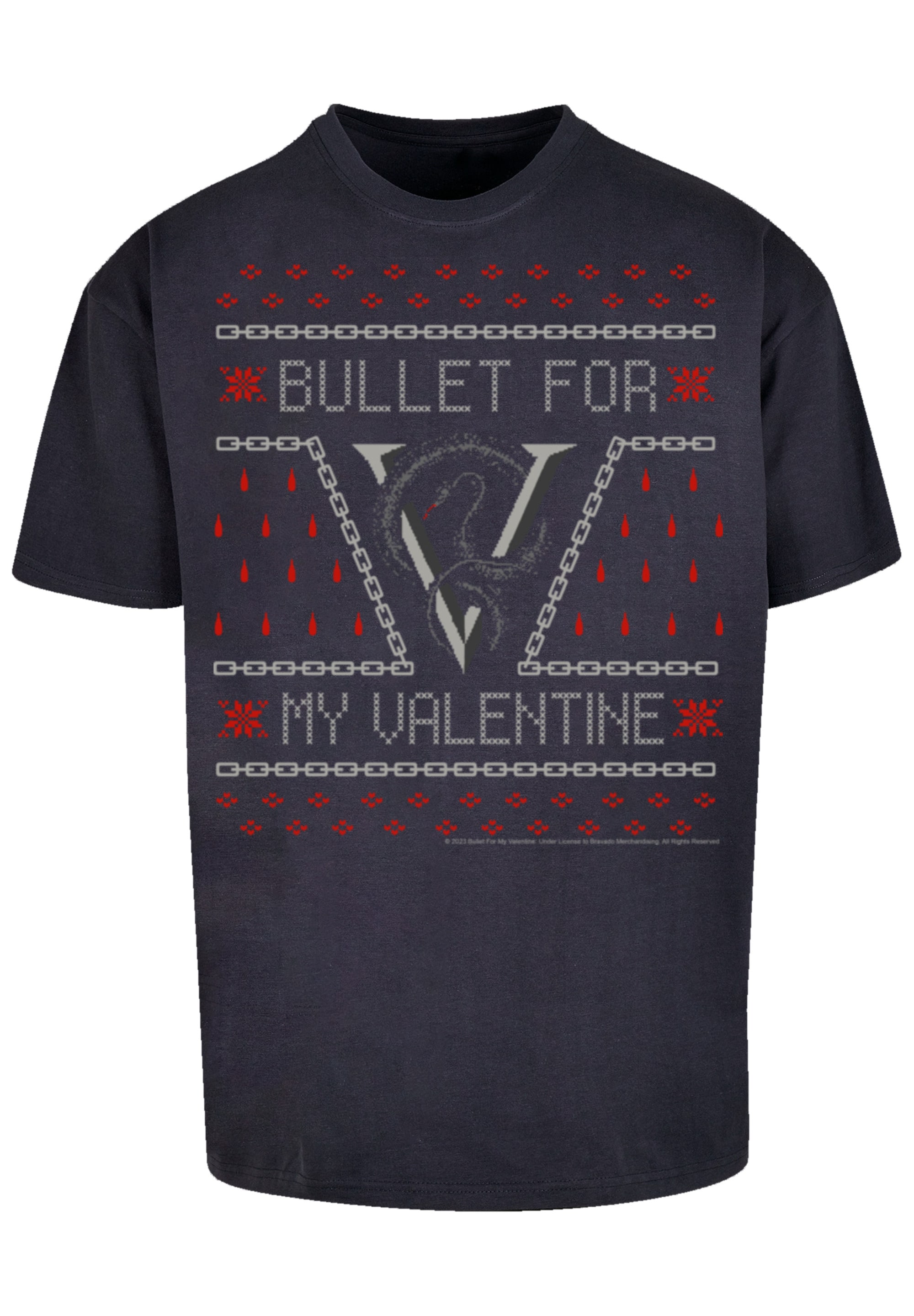 T-Shirt BAUR Band F4NT4STIC my Qualität, | Premium ▷ Rock-Musik, »Bullet Metal for Band Christmas«, für Valentine