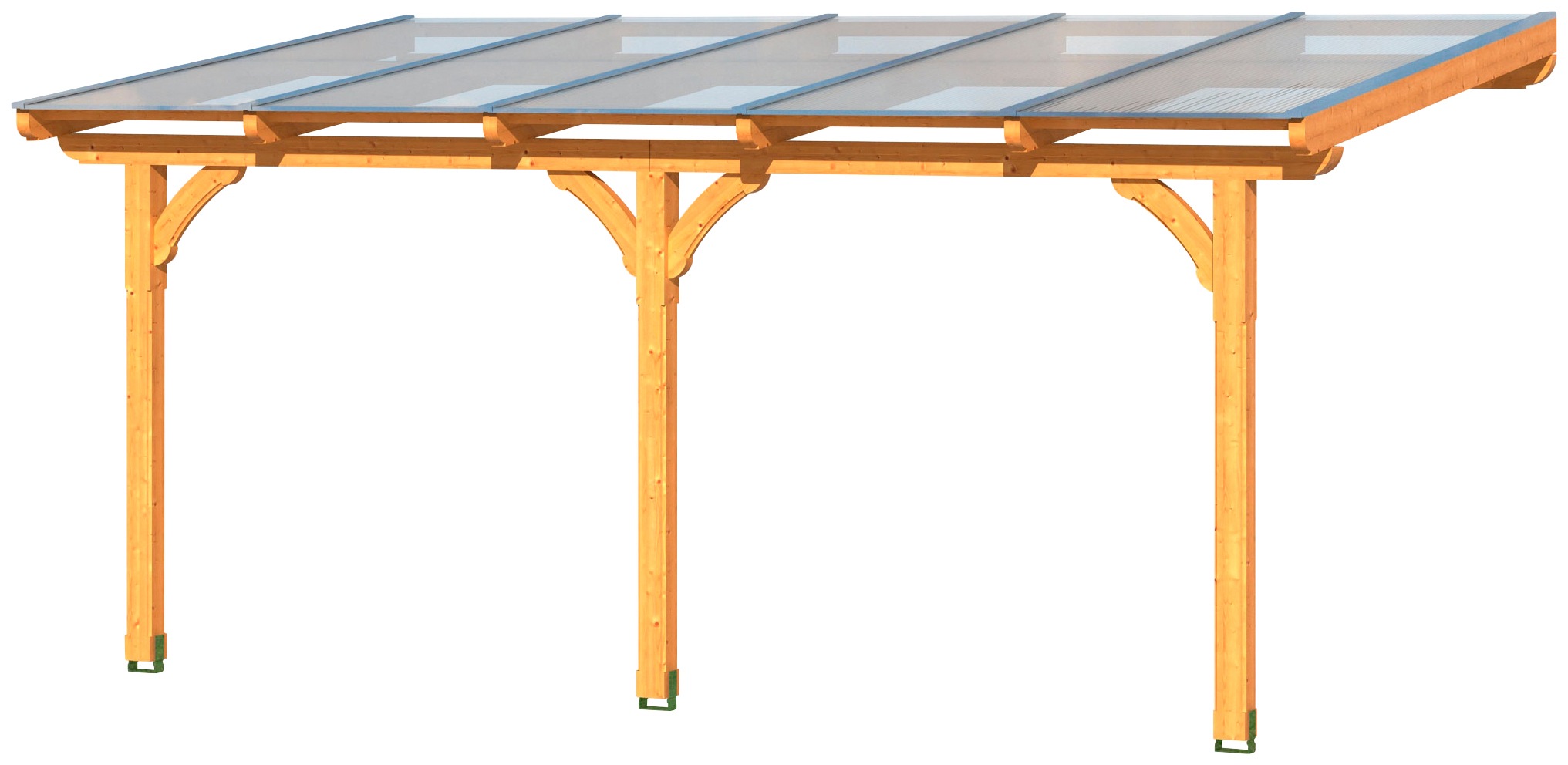 Skanholz Terrassendach »Rimini«, 541 cm Breite, verschiedene Tiefen