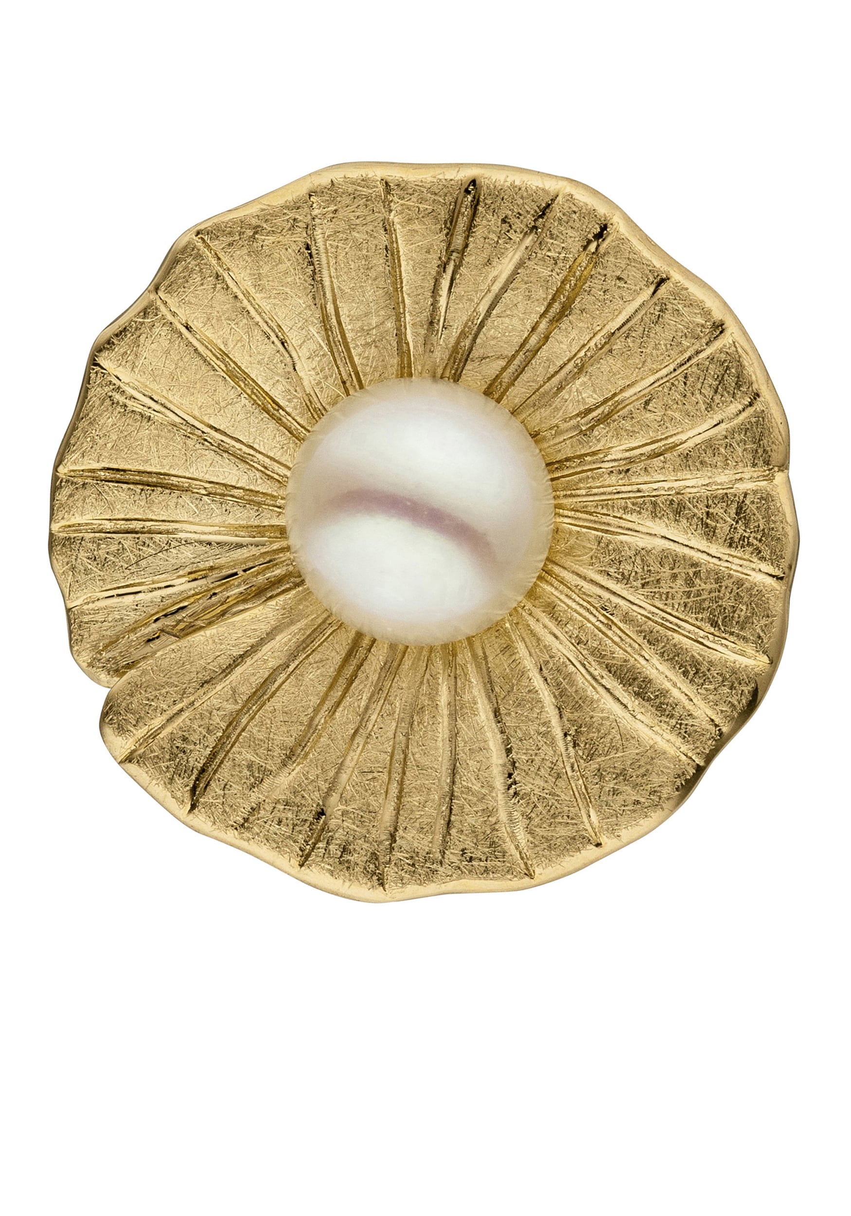 JOBO Perlenanhänger »Anhänger Perle« eismatt mit mit 585 Gold Süßwasser-Zuchtperle