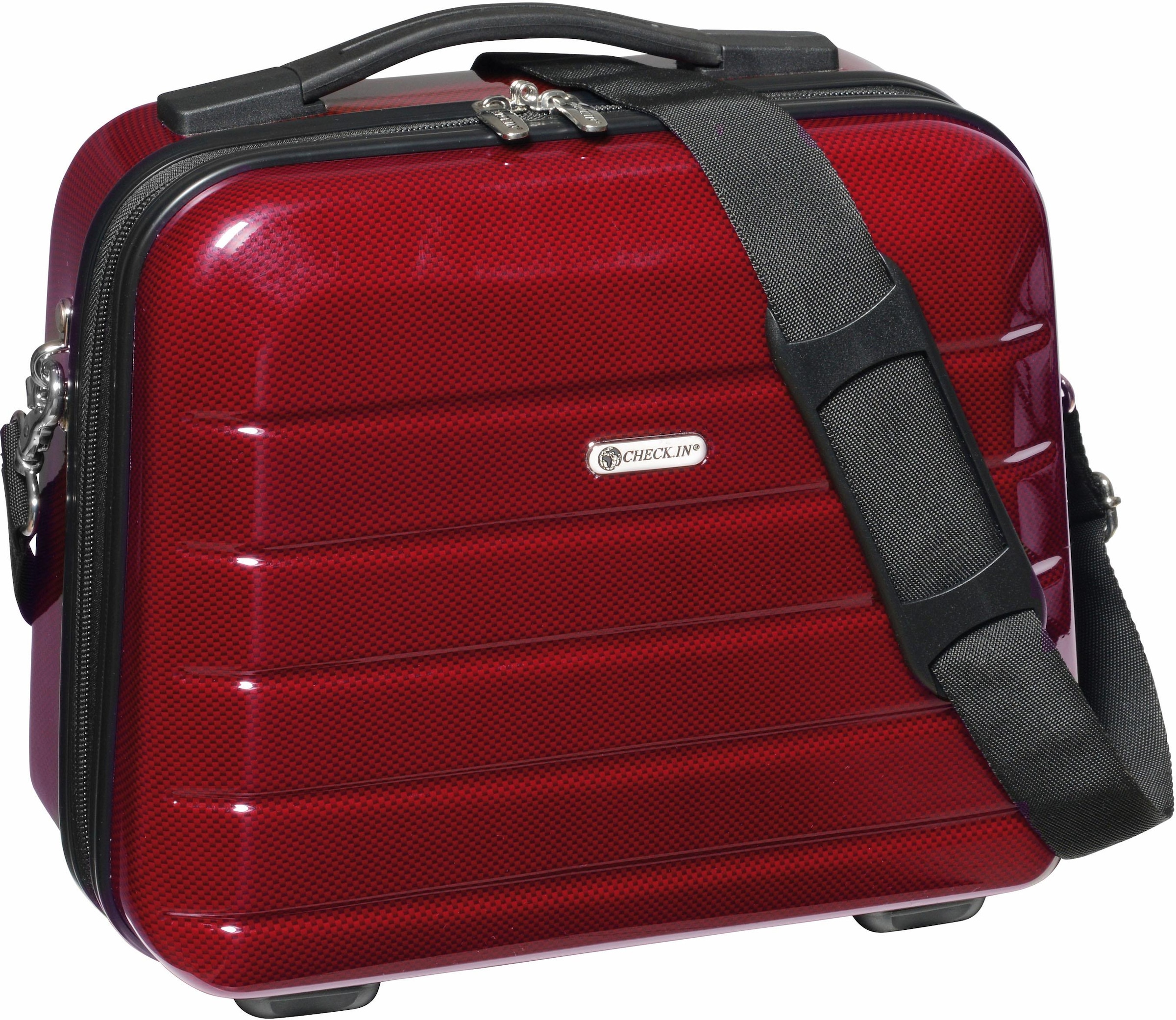 CHECK.IN® Beautycase »London 2.0«, Kosmetiktasche, zum Aufstecken, Reisetasche, mit Schulterriemen