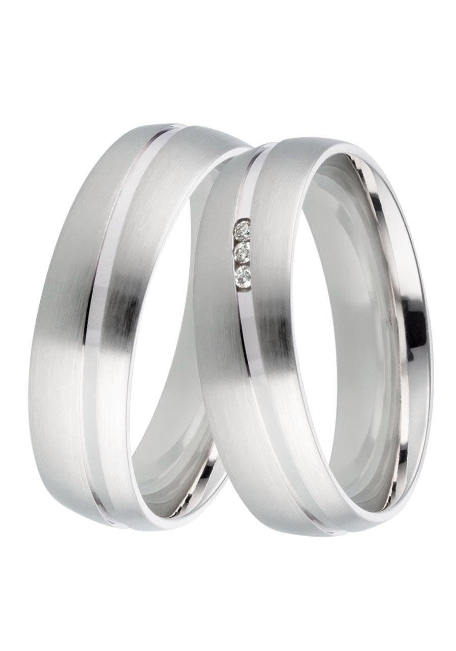 DOOSTI Trauring »Schmuck Geschenk Silber 925 Trauring Ehering Partnerring  LIEBE«, Made in Germany, mit o. ohne Brillanten kaufen | BAUR