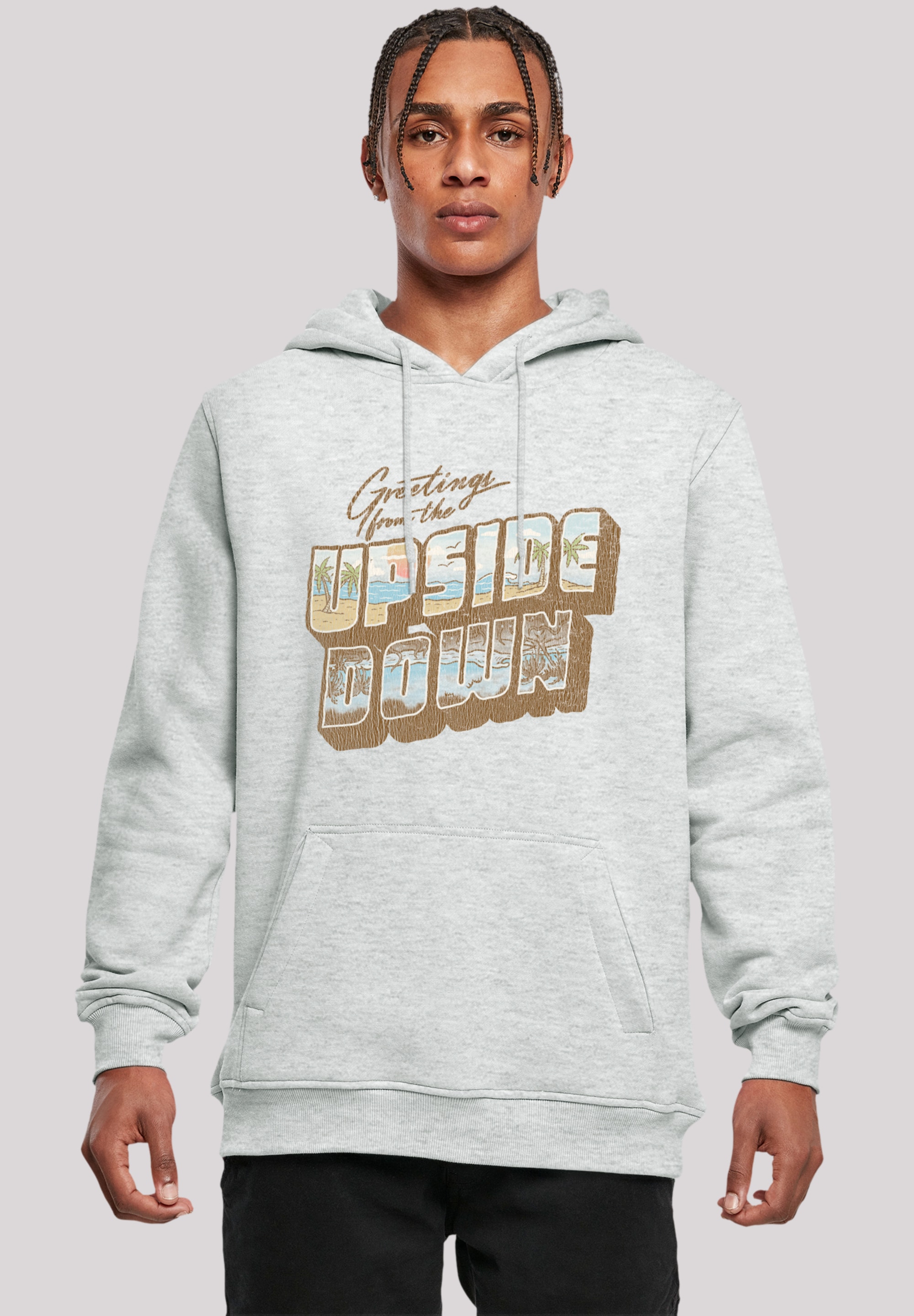 F4NT4STIC Kapuzenpullover "Stranger Things Greetings From Upside Down", Premium Qualität