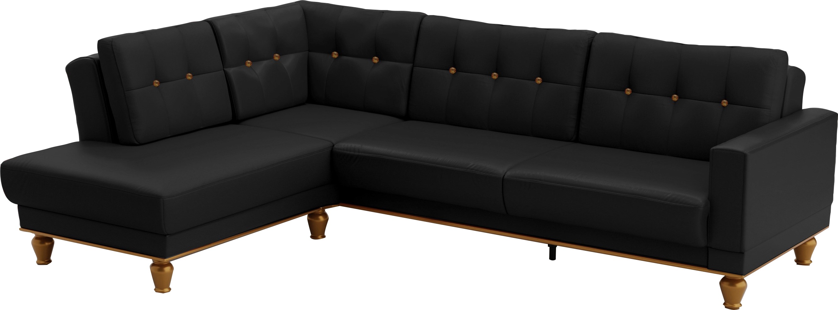 Thumbnail - sit&more Ecksofa "Orient 5 L-Form", mit Strass-Stein, wahlweise mit Bettfunktion und Bettkasten
