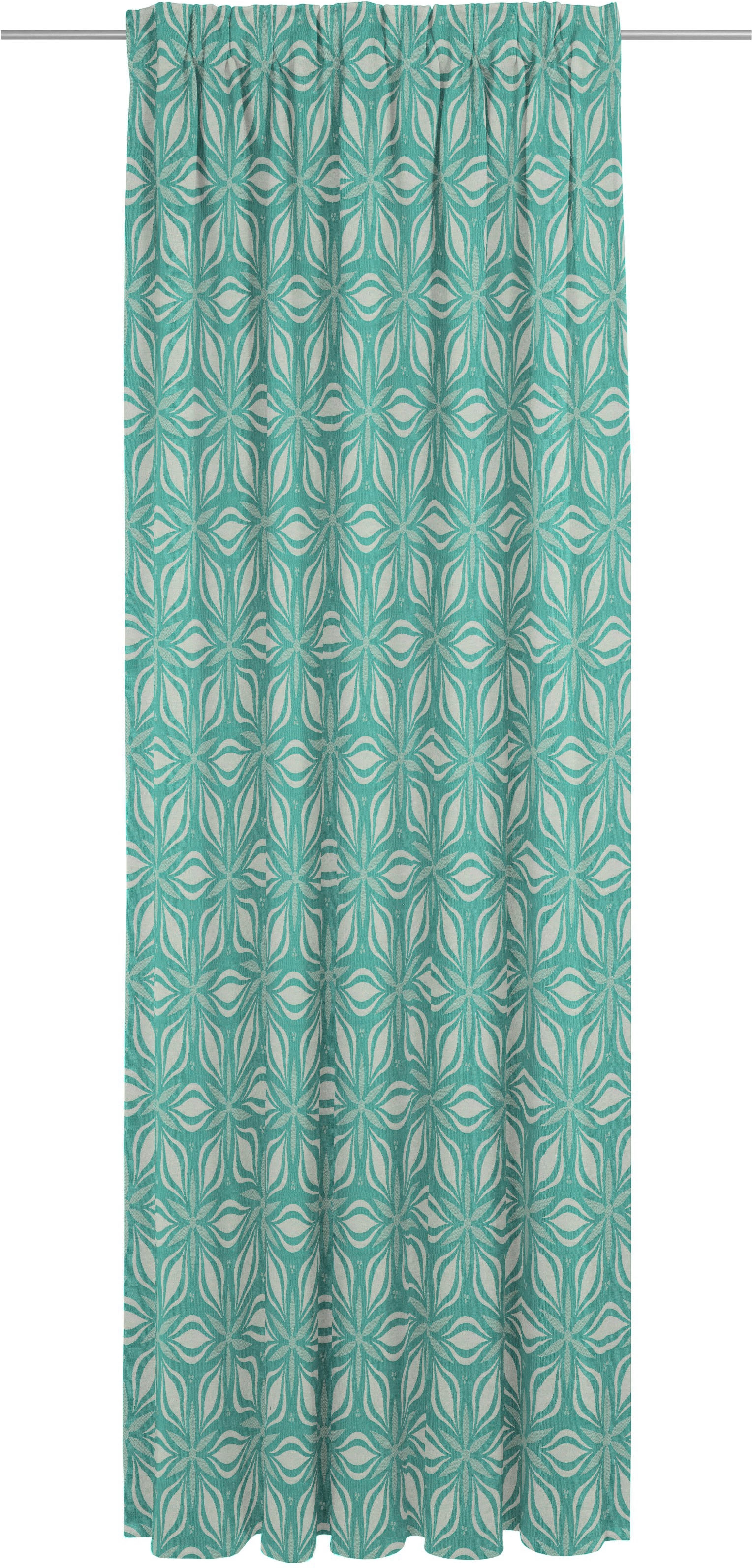 Adam Vorhang "Vorhang Retro Floret aus 100 % Bio-Baumwolle, Multifunktionsb günstig online kaufen