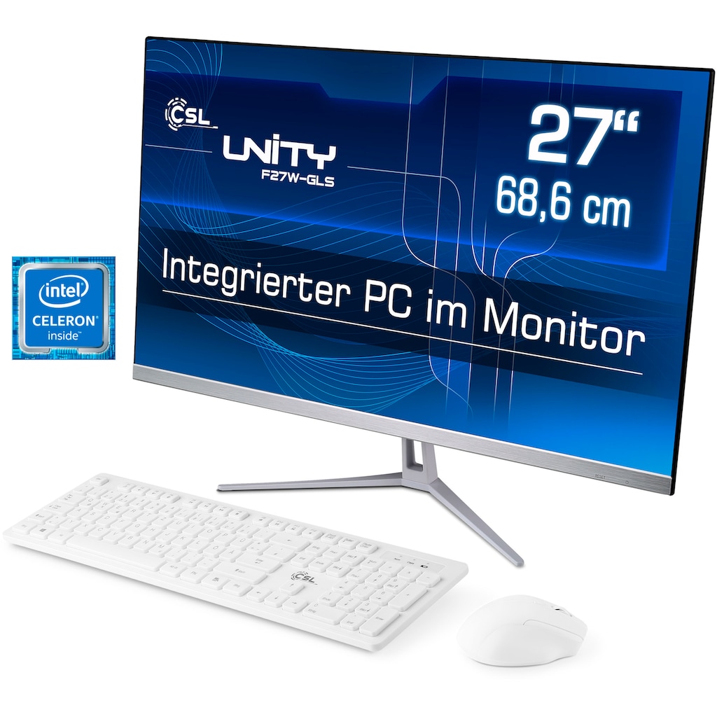 CSL All-in-One PC »Unity F27-GLS mit Windows 10 Pro«