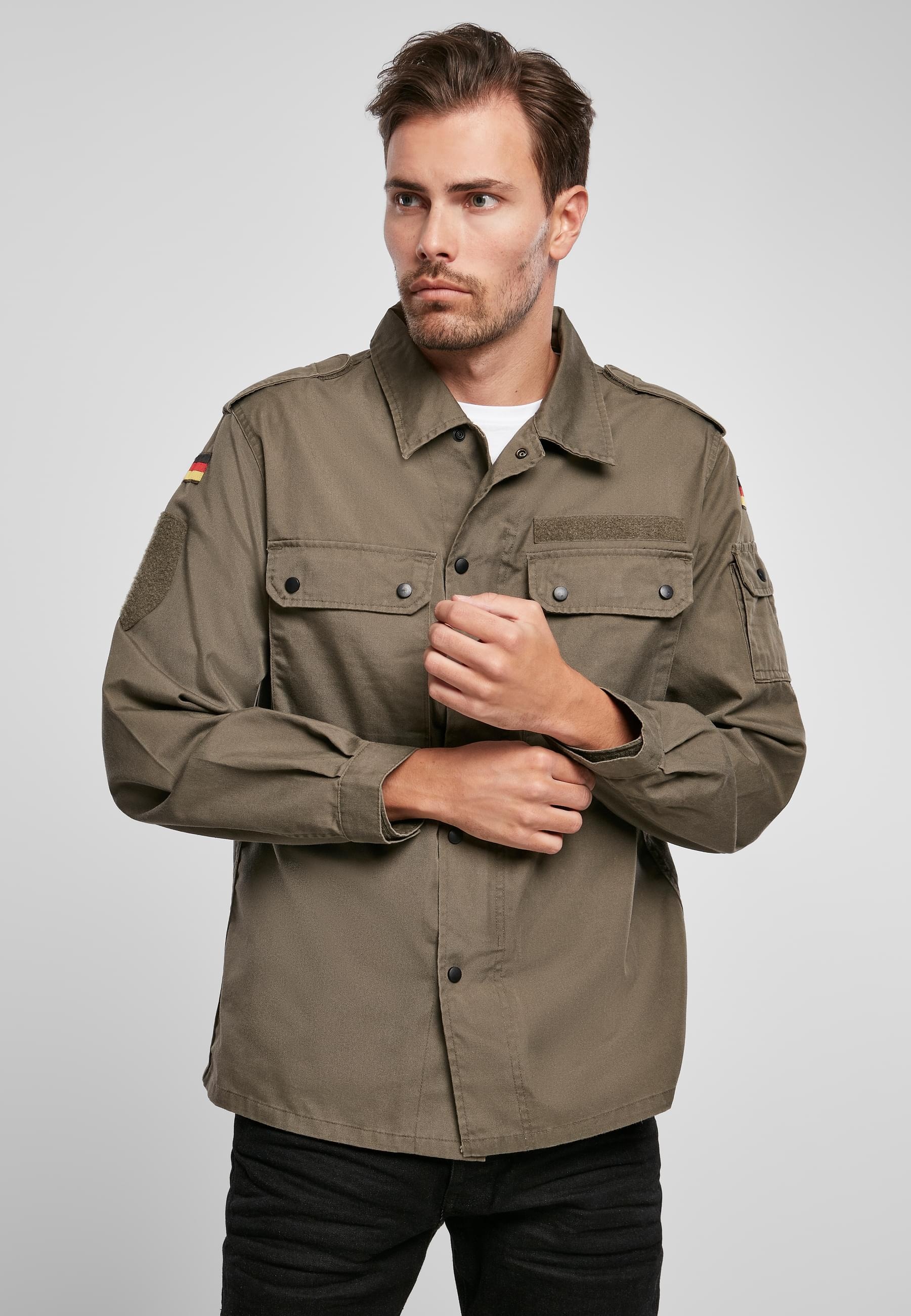 Brandit Kurzarmhemd »Brandit Herren BW Feldbluse«, (1 tlg.)