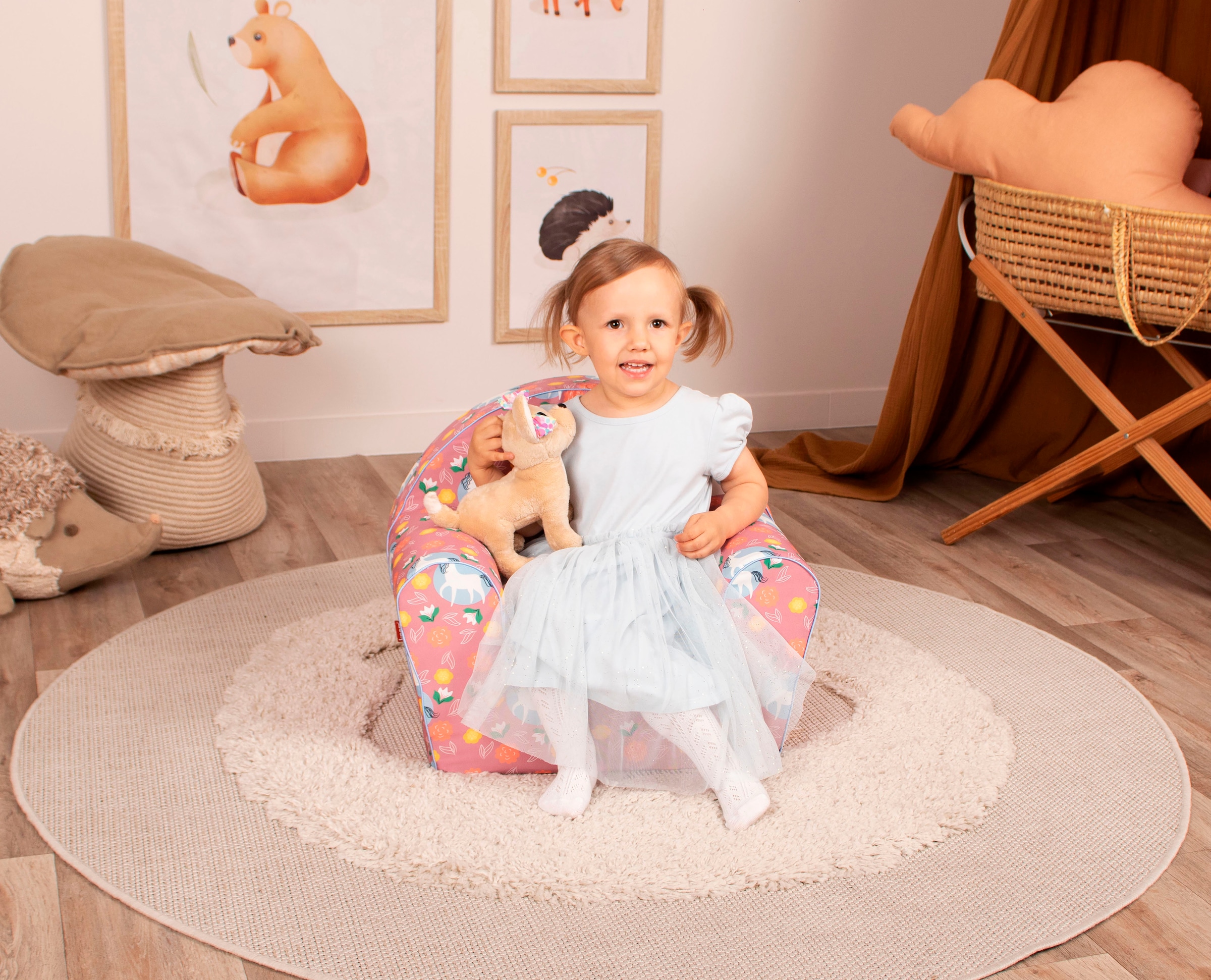 Knorrtoys® Sessel »Einhorn pink« für Kinder; Made in Europe