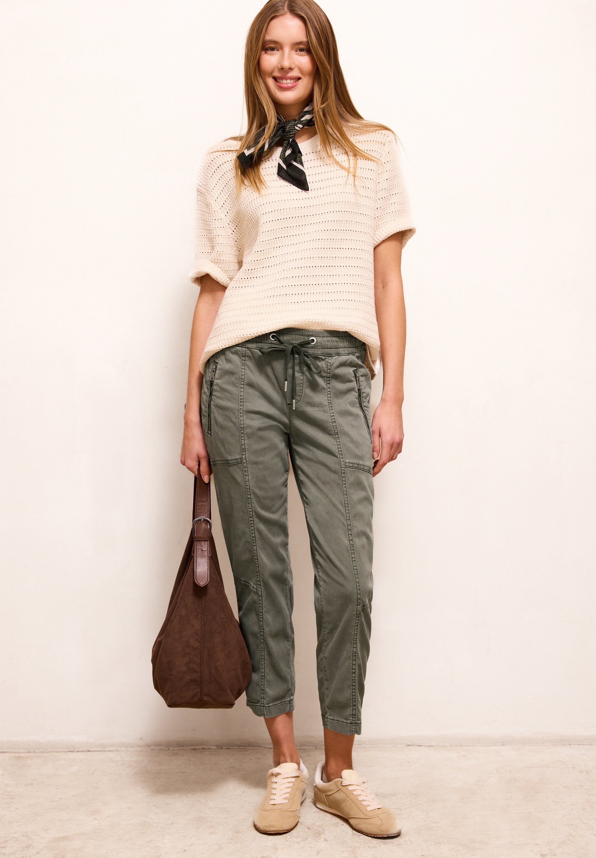 STREET ONE STUDIO Cargohose  Middle Waist