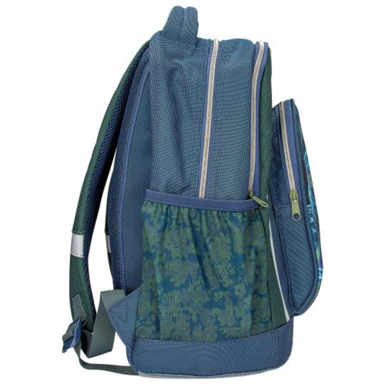 Depesche Rucksack »Schul-Set Schlange Adventure World blau-grün«