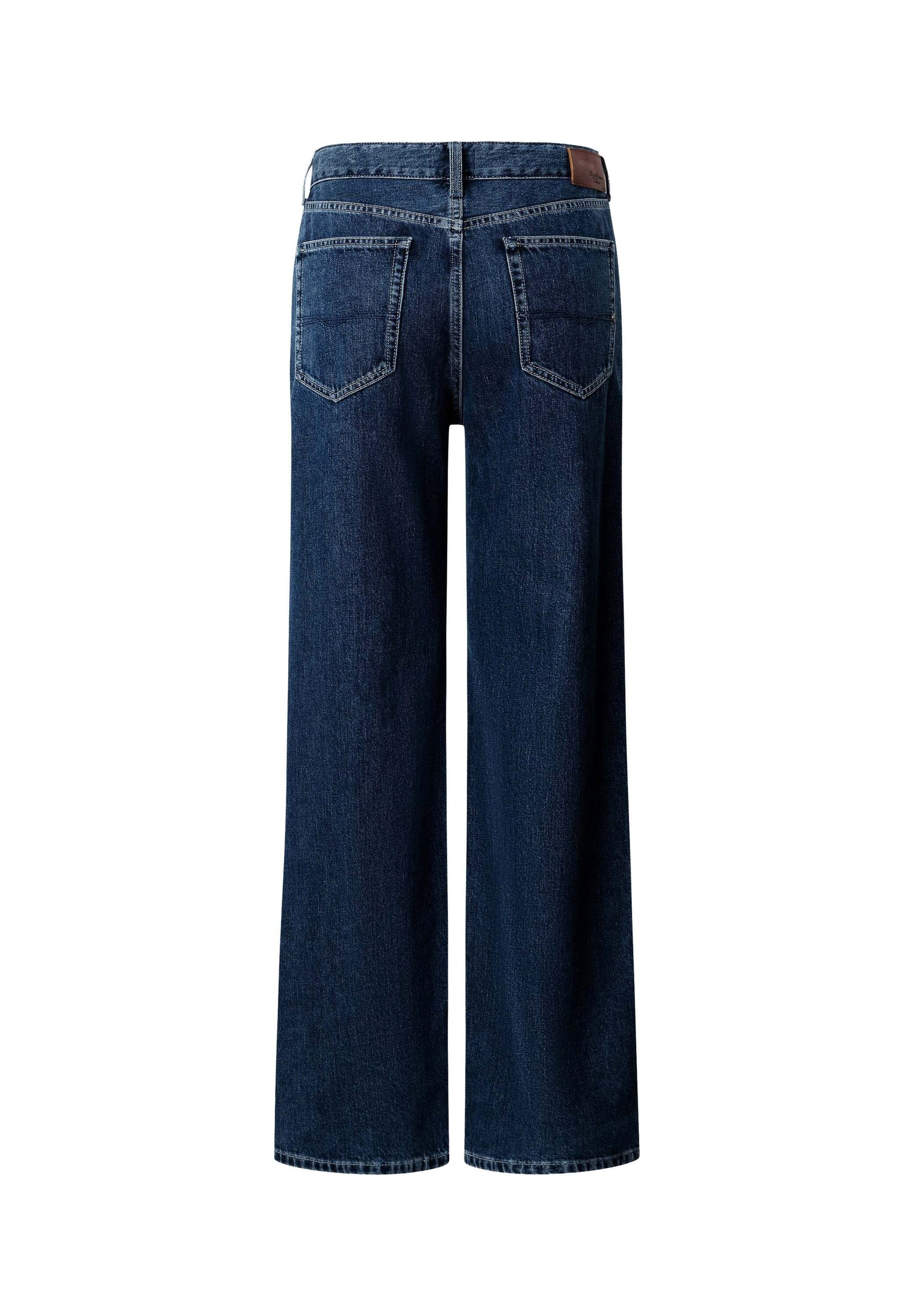 Pepe Jeans Straight-Jeans »straight leg jeans EDEN HW STRAIGHT DARK STONEWASH«