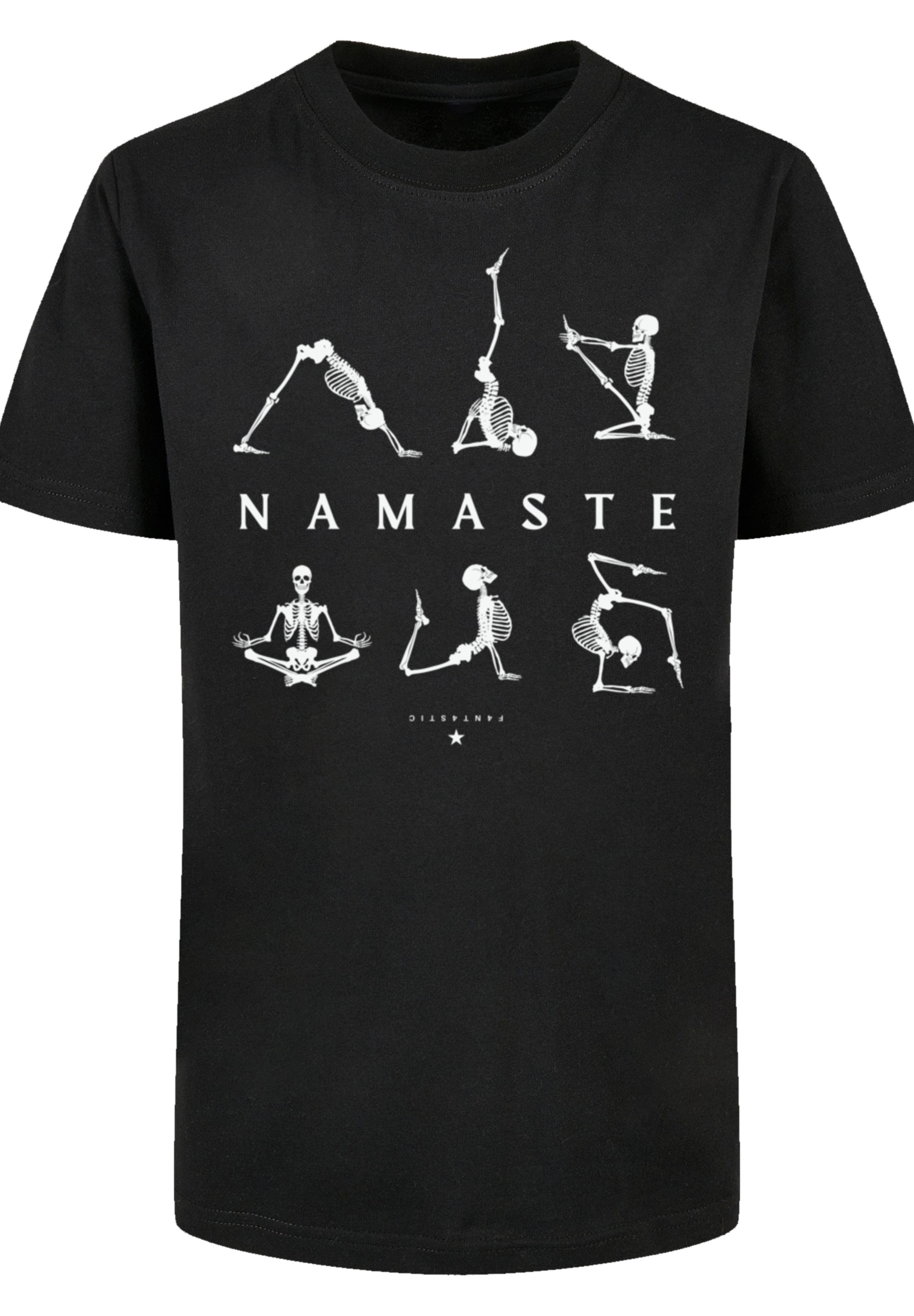 F4NT4STIC T-Shirt »Namaste Yoga Skelett Halloween«, Print online kaufen |  BAUR