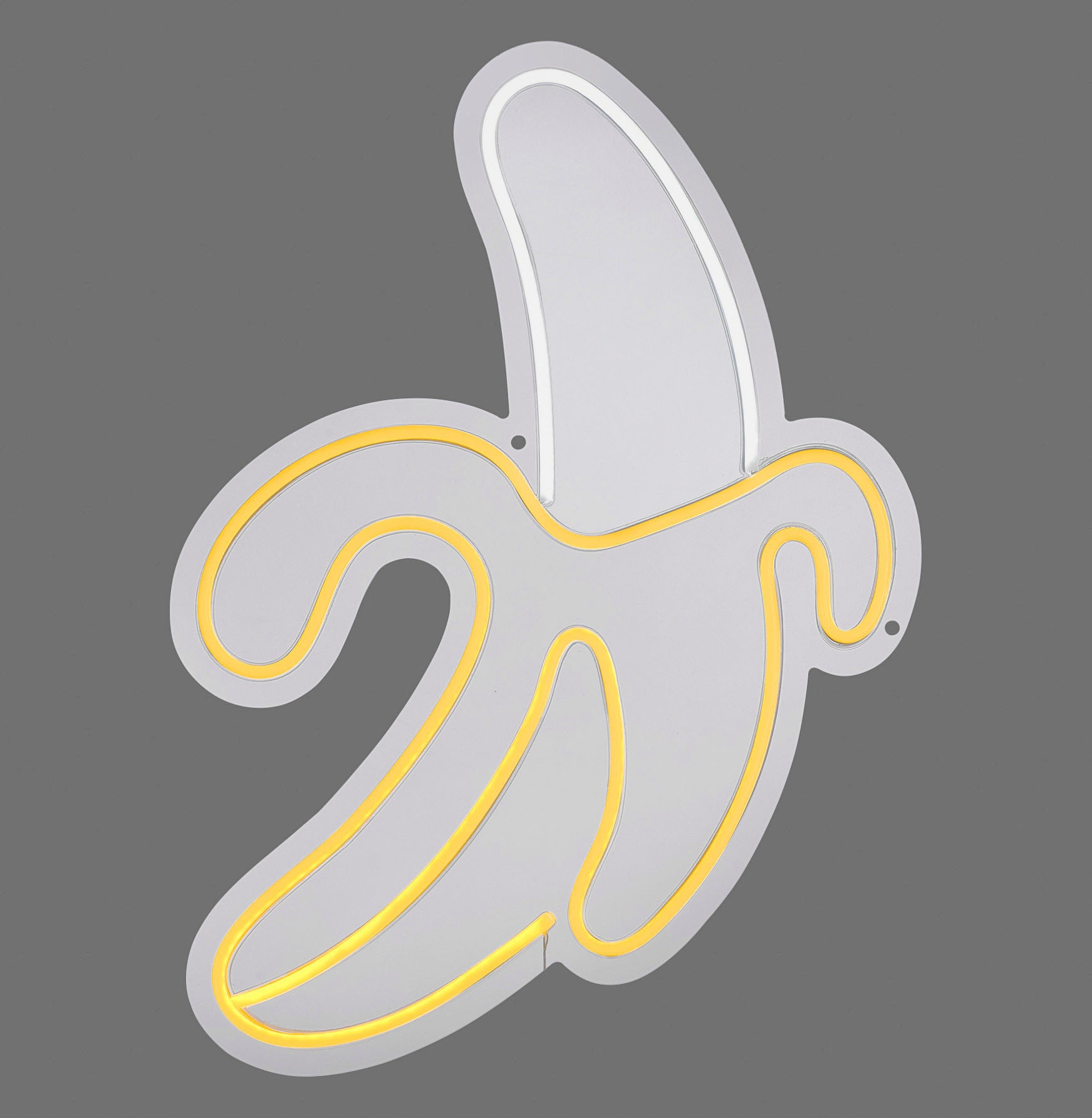 JUST LIGHT LED Wandleuchte »NEON-BANAN«, 1 flammig, Leuchtmittel LED-Board | LED fest integriert