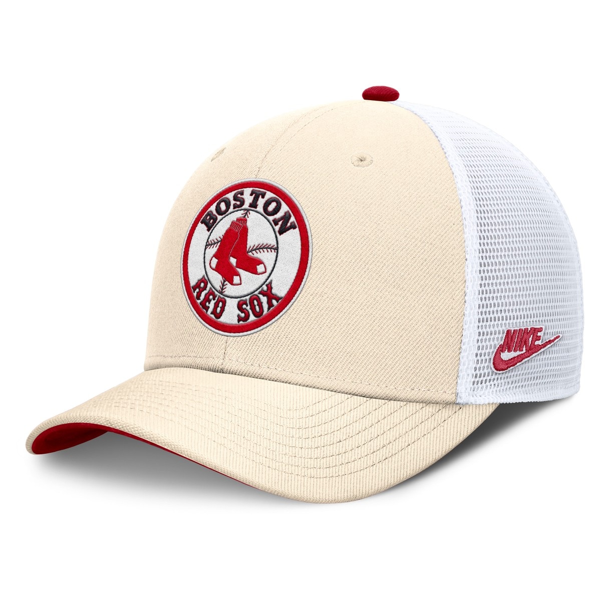 Nike Baseball Cap "Nike Cap Boston Red Sox Nike Rise Struct. Trucker Cap" günstig online kaufen