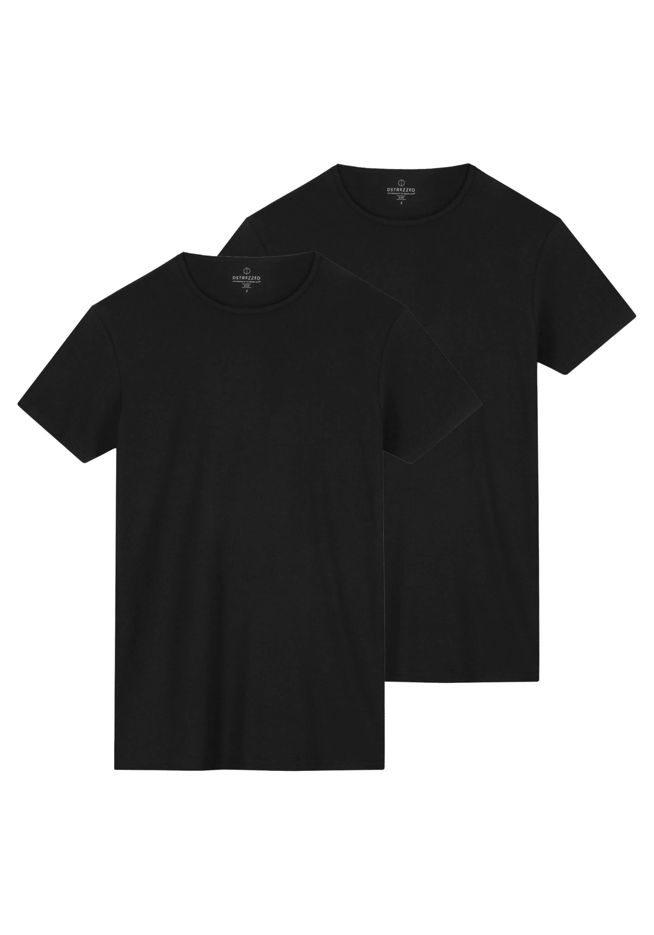 Dstrezzed T-Shirt "T-Shirt Bronson 2 Pack Round Neck Tee Bamboo Blend 2er Pack" 2