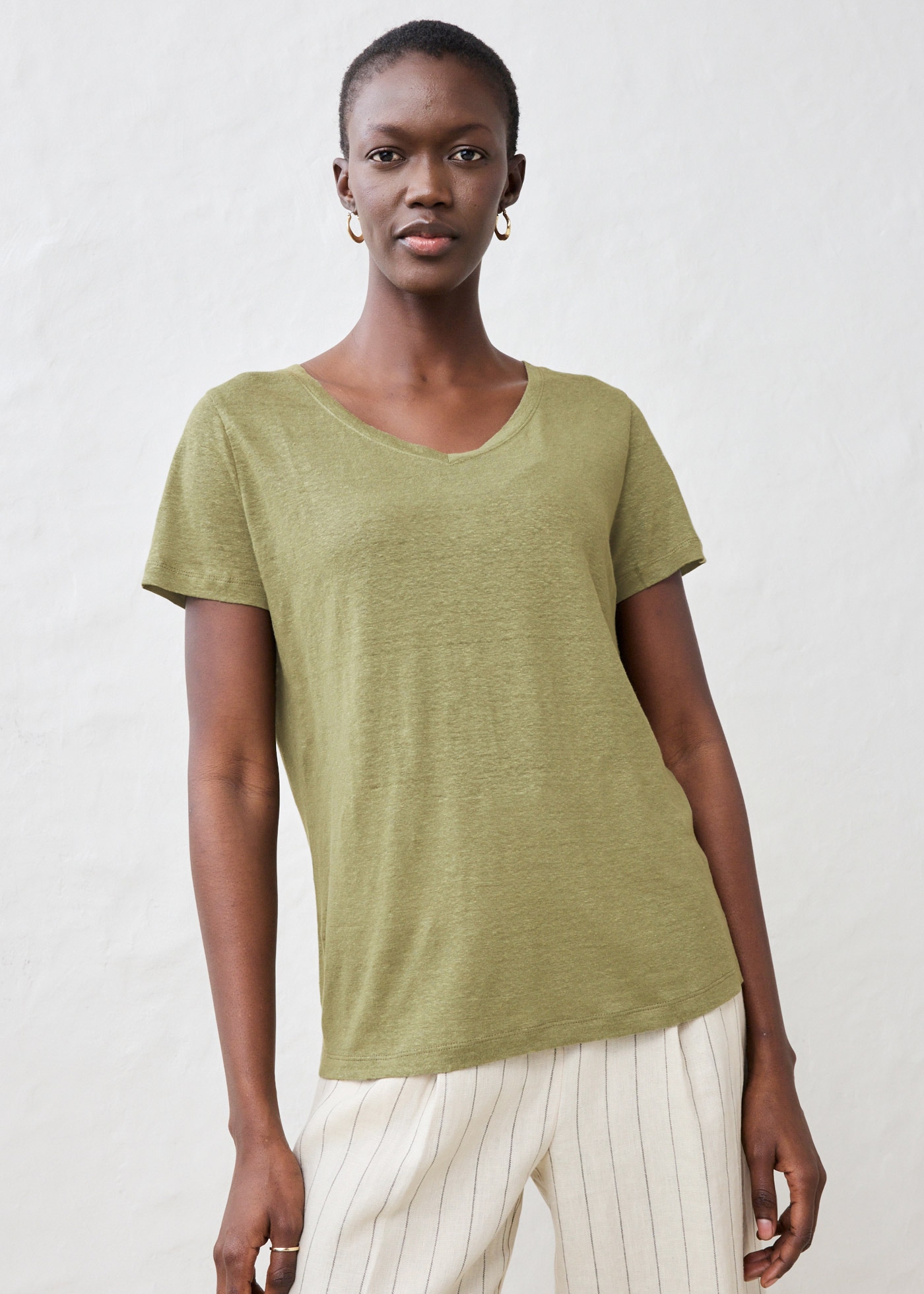 bonprix T-Shirt "Shirt aus reinem Leinen" Shirt aus reinem Leinen günstig online kaufen