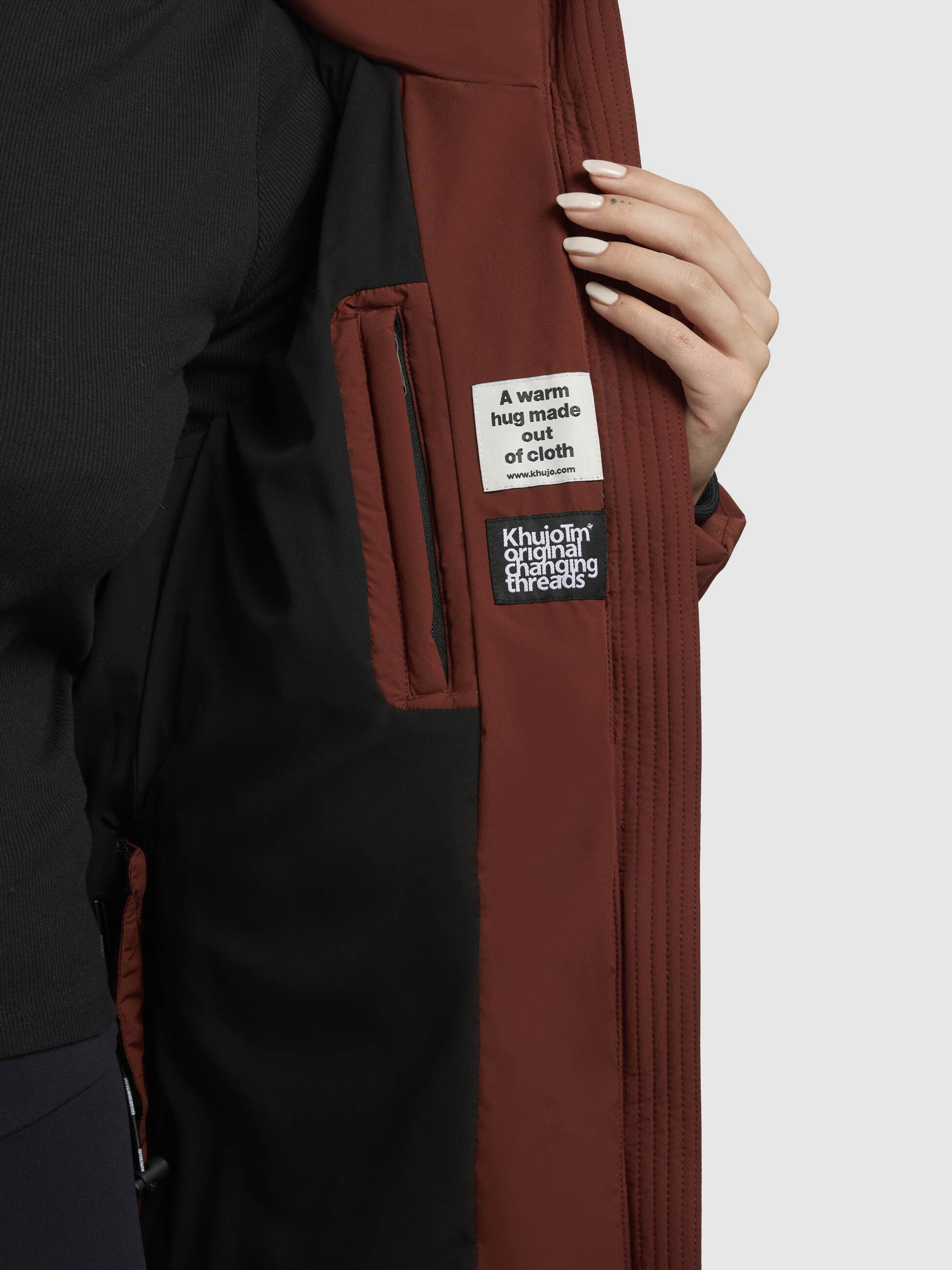 khujo Steppjacke »PEBB«, mit Kapuze