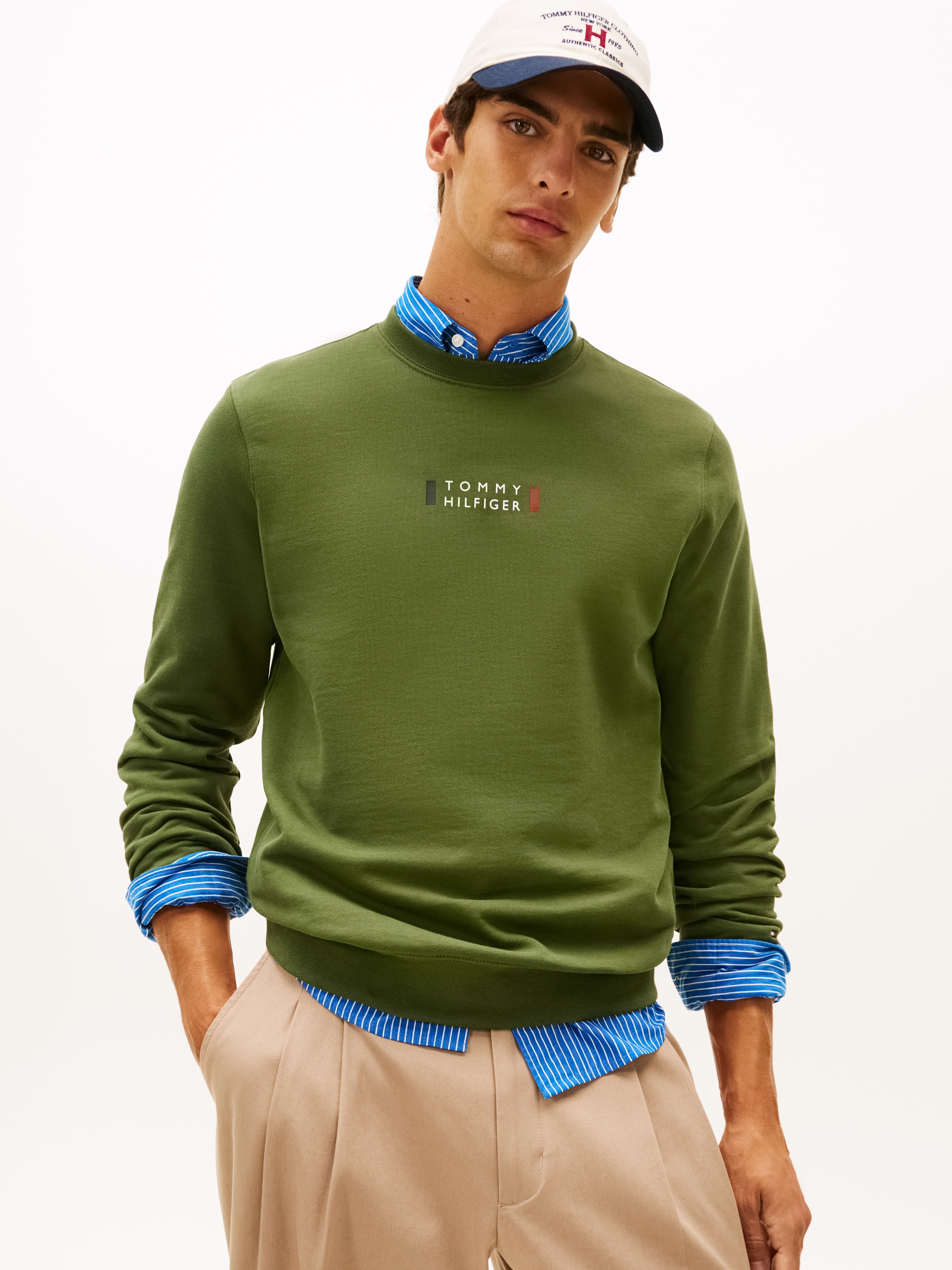 Tommy Hilfiger Sweatshirt »BRAND LOVE«, regular fit, Rundhals
