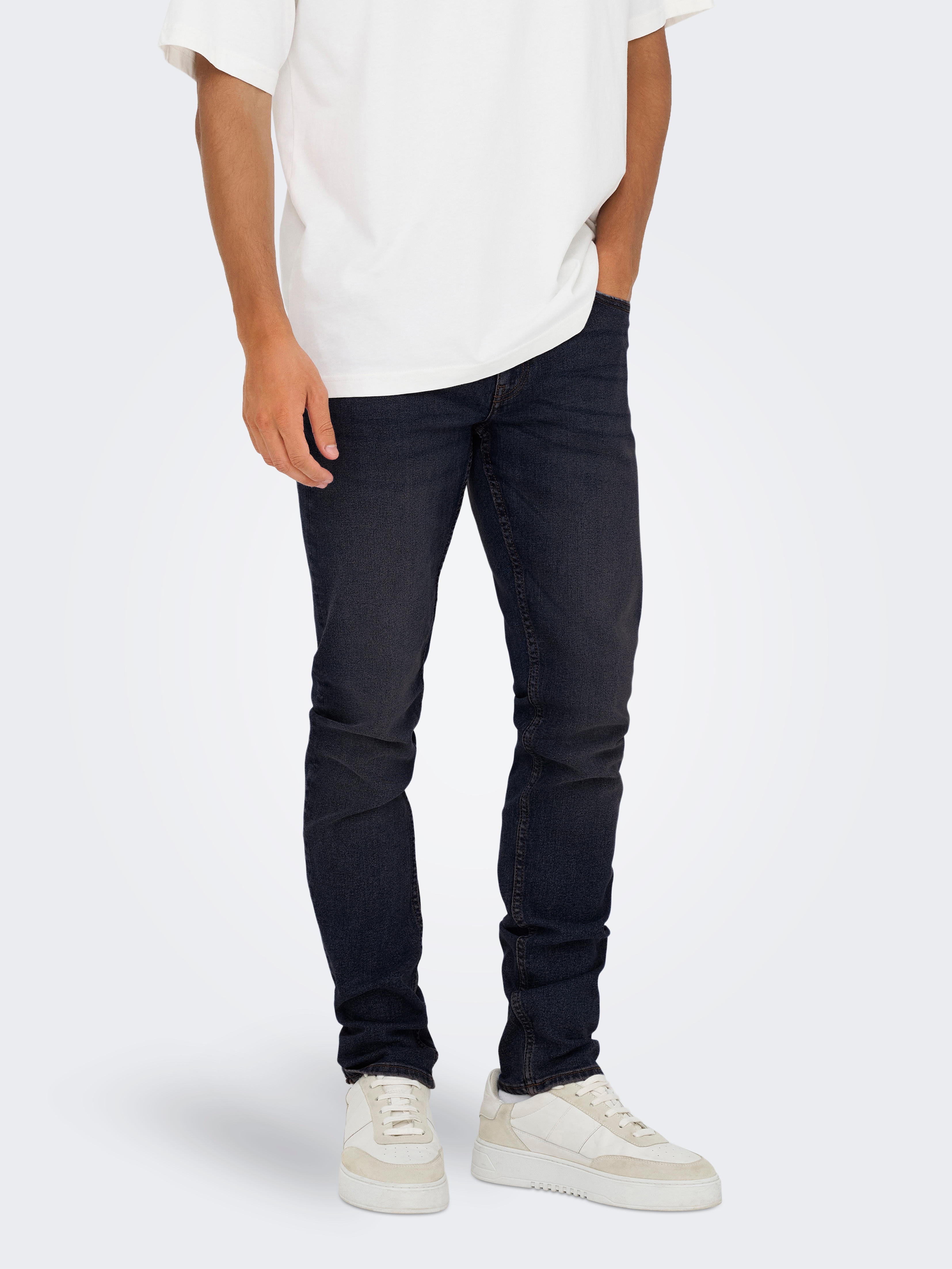 ONLY & SONS "ONSLOOM SLIM 5748 EY BOX JEANS MU" Baumwollmischung, slim fit