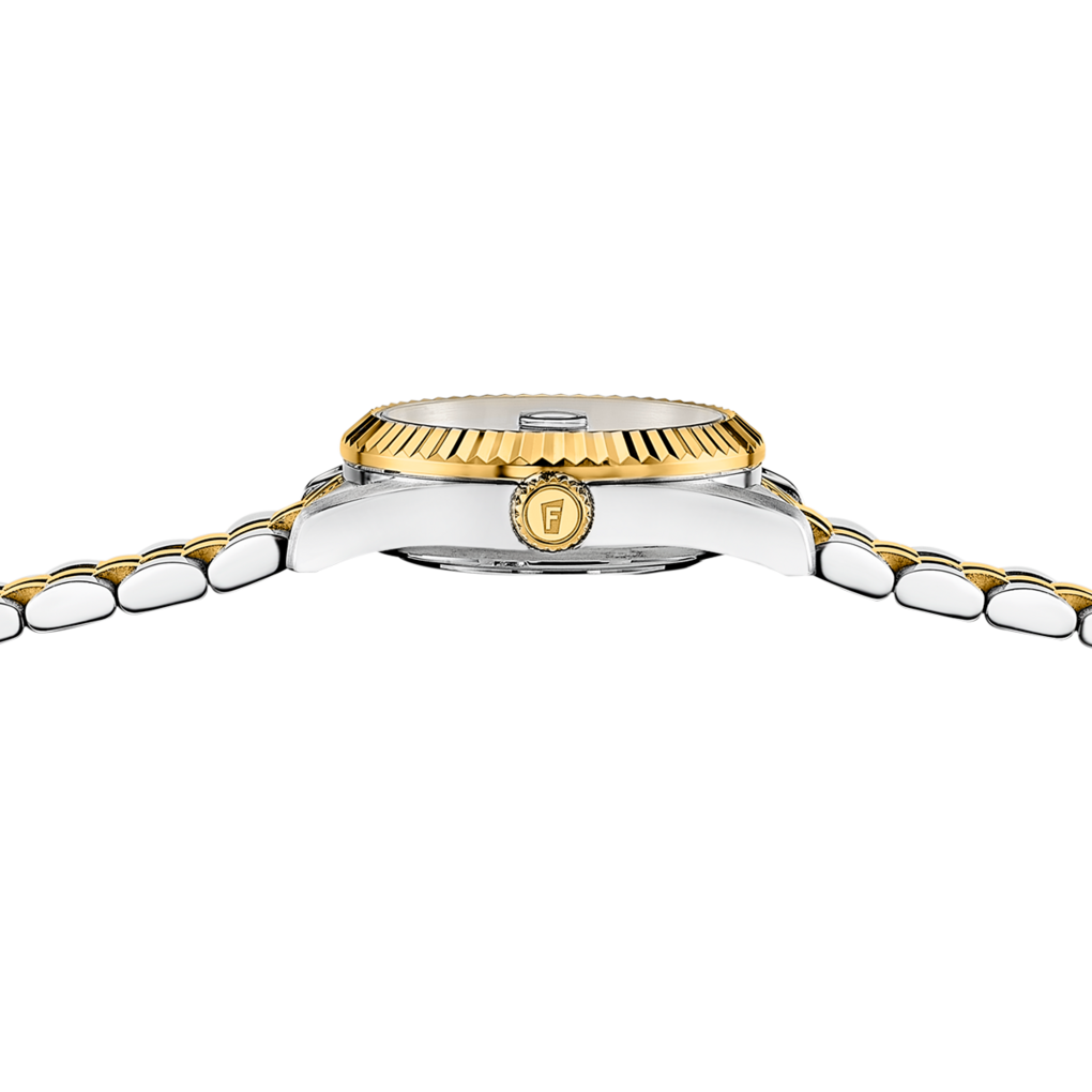 Festina Quarzuhr »Classic Steel« Armbanduhr, Damenuhr, Swiss Made, Edelstahlarmband, analog, Tag