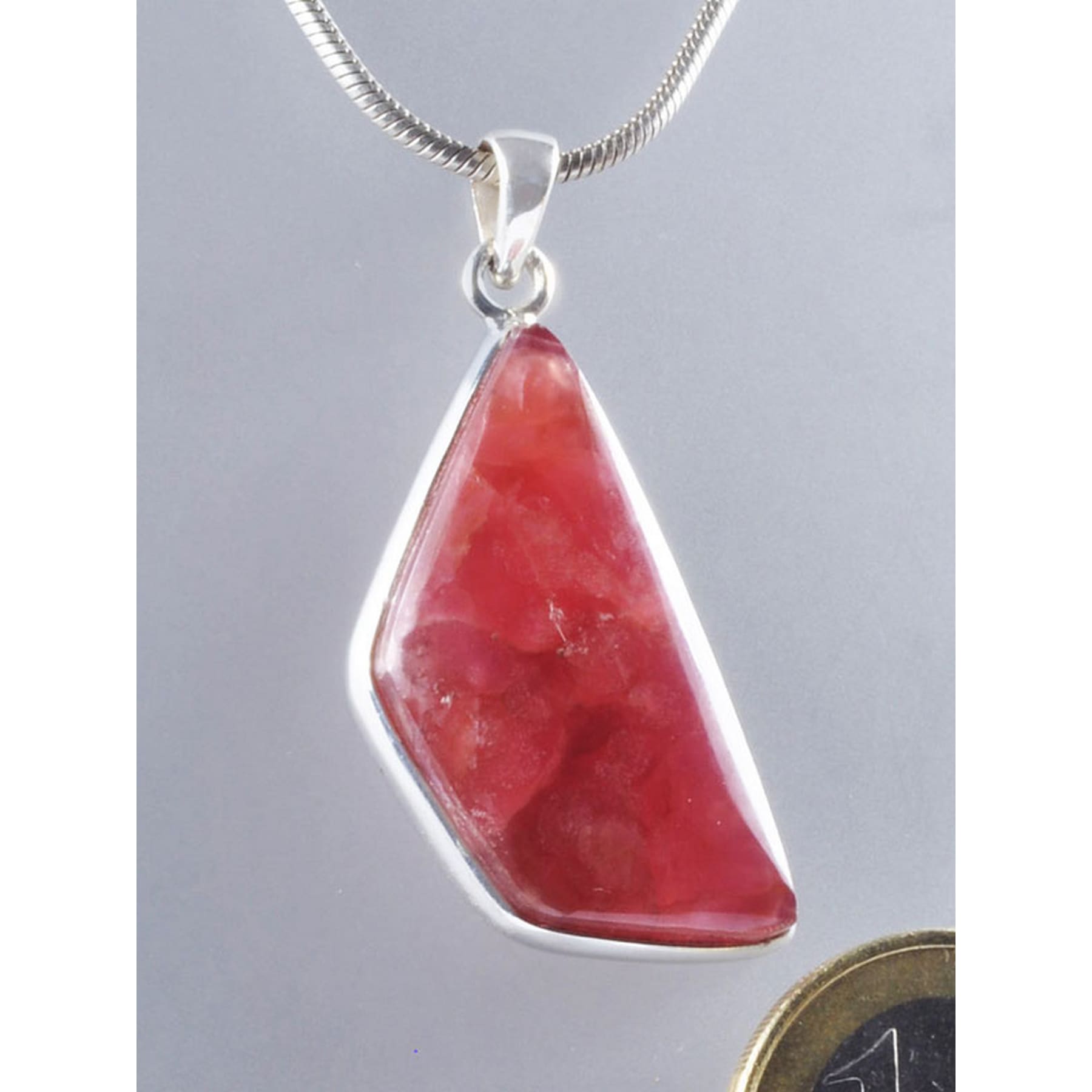 Adelia´s Kettenanhänger »Schmuck Rhodochrosit Anhänger 925 Silber«