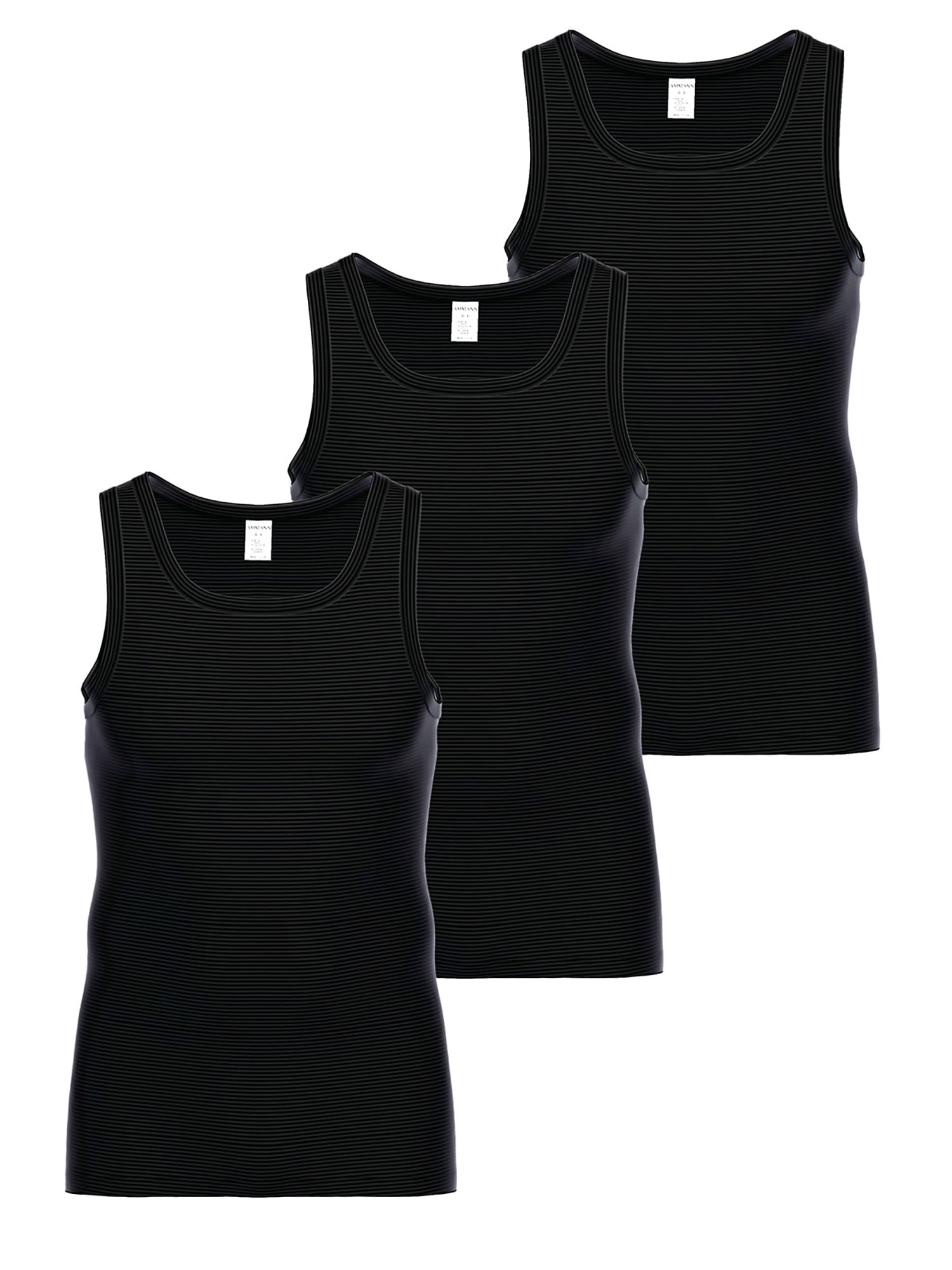 Ammann Achselhemd "3er Pack Athletic Shirt Day Modern / Cotton & More"