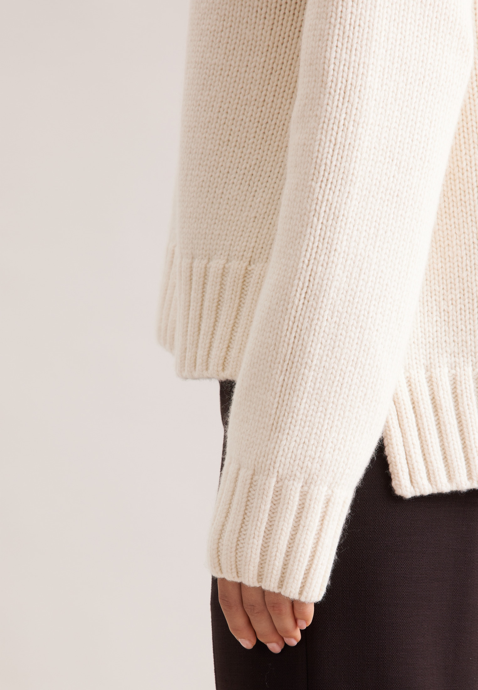 seidensticker Strickpullover 1/1 Rundhals Uni