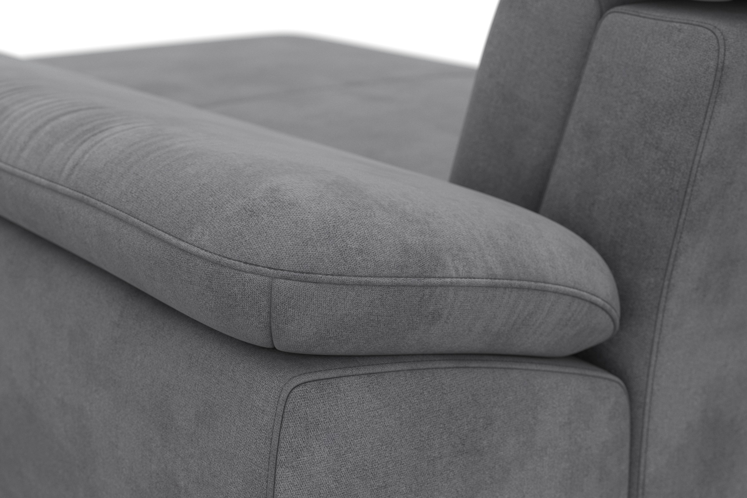 sit&more Wohnlandschaft »Cabrio U-Form, mit Sitztiefenverstellung, Arm- und Kopfteilverstellung«, 3 Nierenkissen, Federkern, optional Bettfunktion und Stauraum
