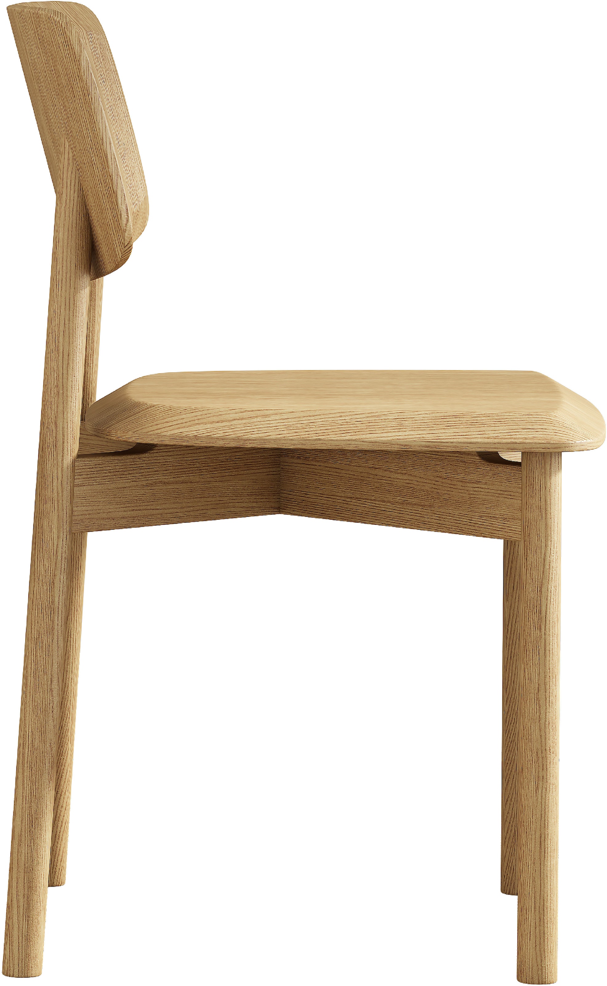 OTTO home Esszimmerstuhl »Grelia« (Set) 2 Stk.natürliche warme Eichenoptik, in zwei Farben, Sitzhöhe 46 cm