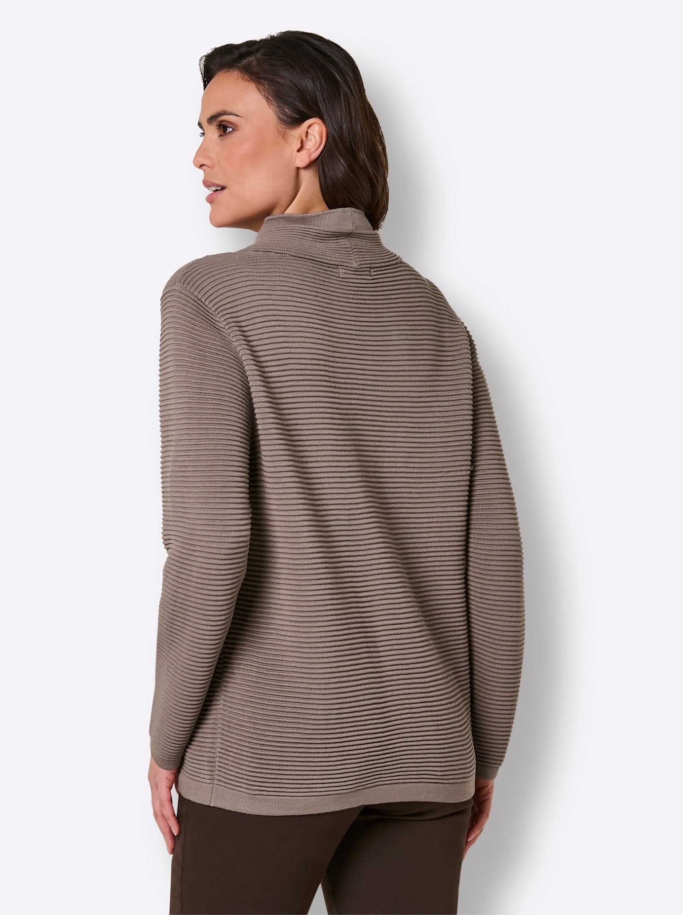 CREATION L PREMIUM Stehkragenpullover »Lyocell-Baumwoll-Pullover«
