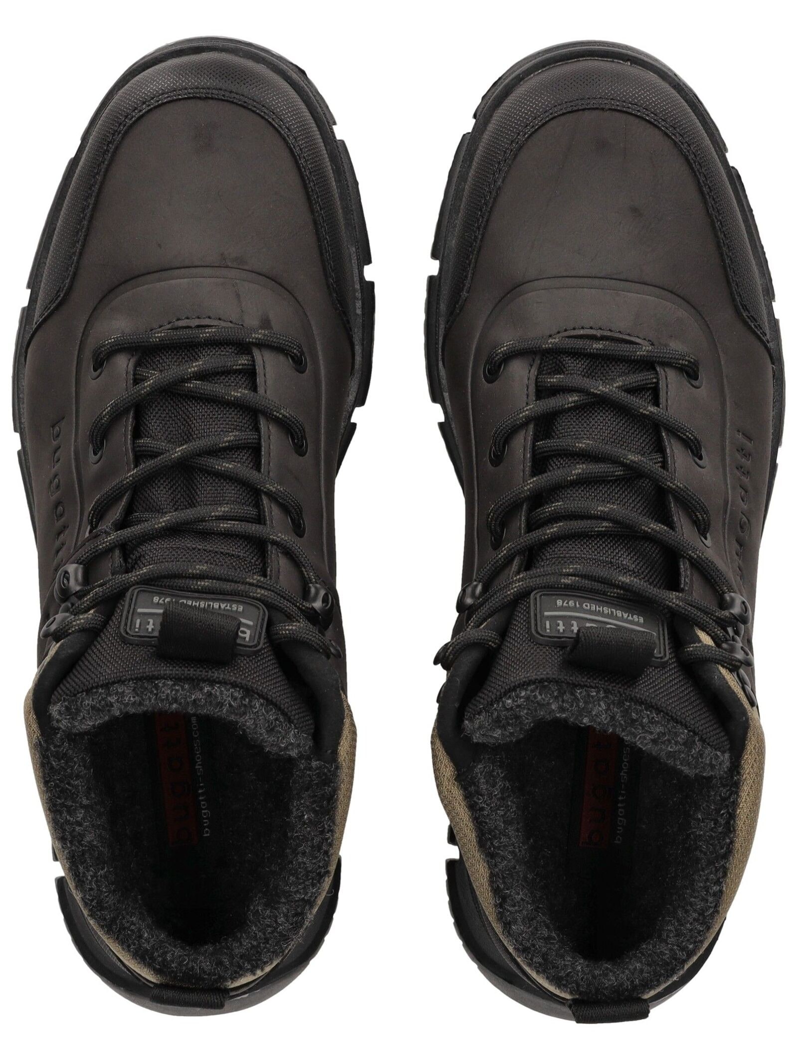 bugatti Schnürstiefelette »bugatti Stiefelette Lederimitat«