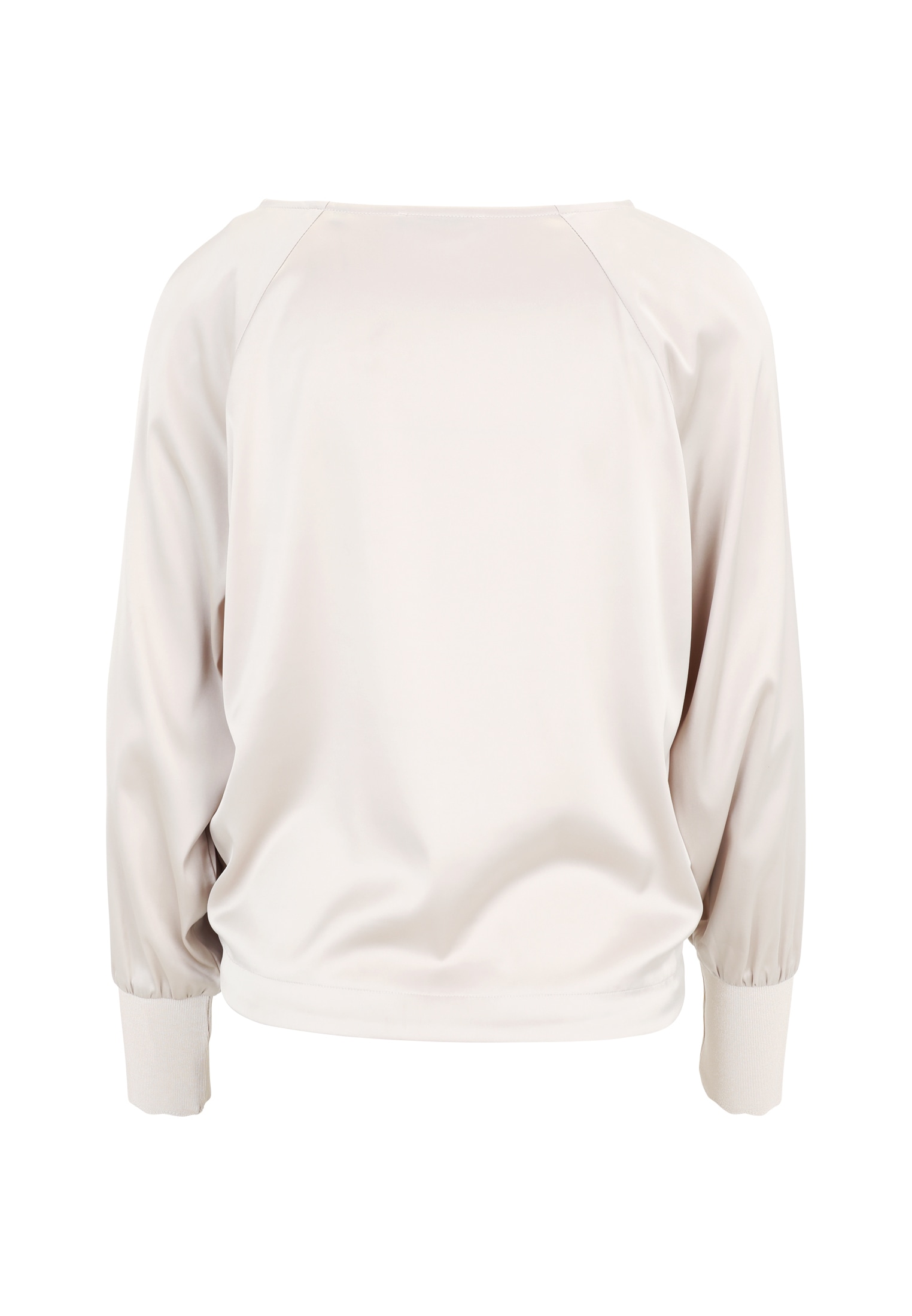 Zero Satinbluse »Damen mit Strickbündchen«