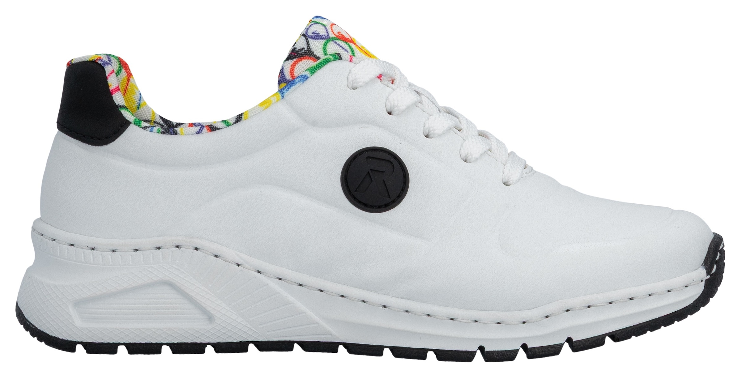 Rieker Sneaker  mit MemoSoft-Innensohle, Freizeitschuh, Halbschuh, Schnürschuh