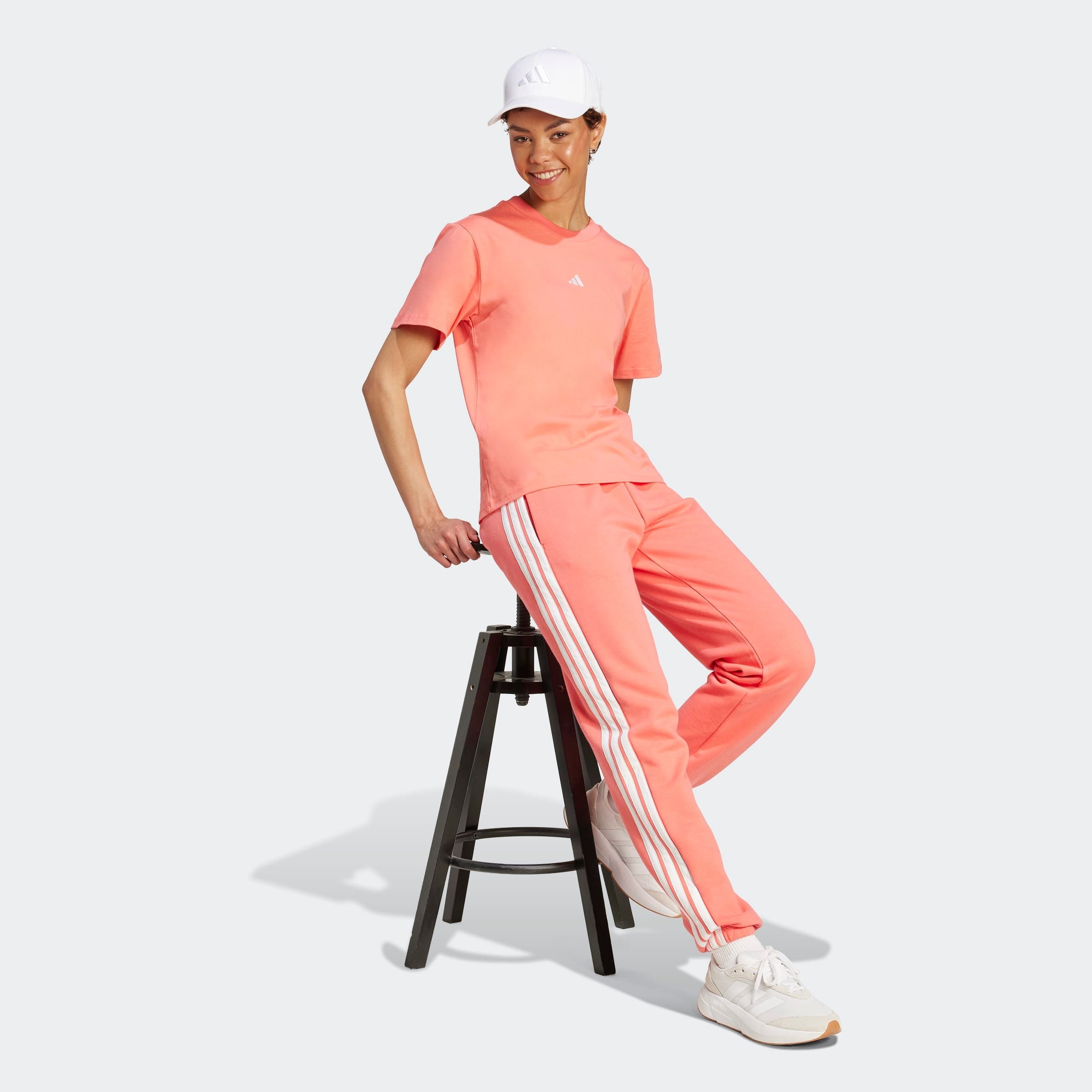 adidas Sportswear Sporthose »W 3S FT CF PT«, (1 tlg.), aus weichem French Terry Material