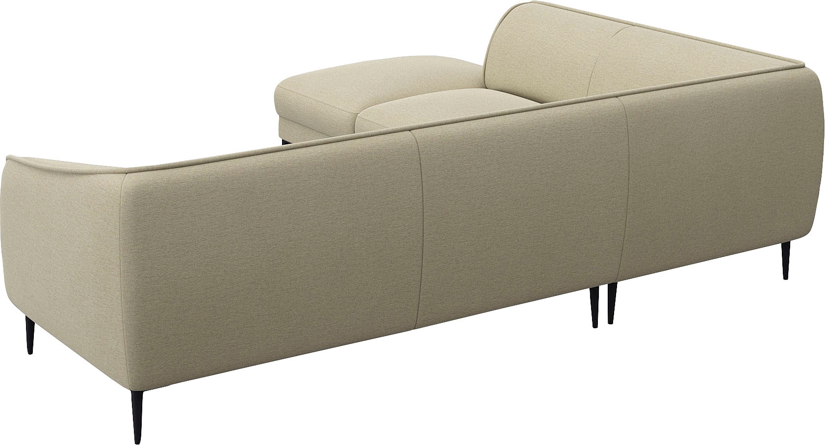 FLEXLUX Ecksofa »Belle Designsofa, L-Form, B/T 268/209 cm«, Skandinavisches Design, In hochwertiger Verarbeitung
