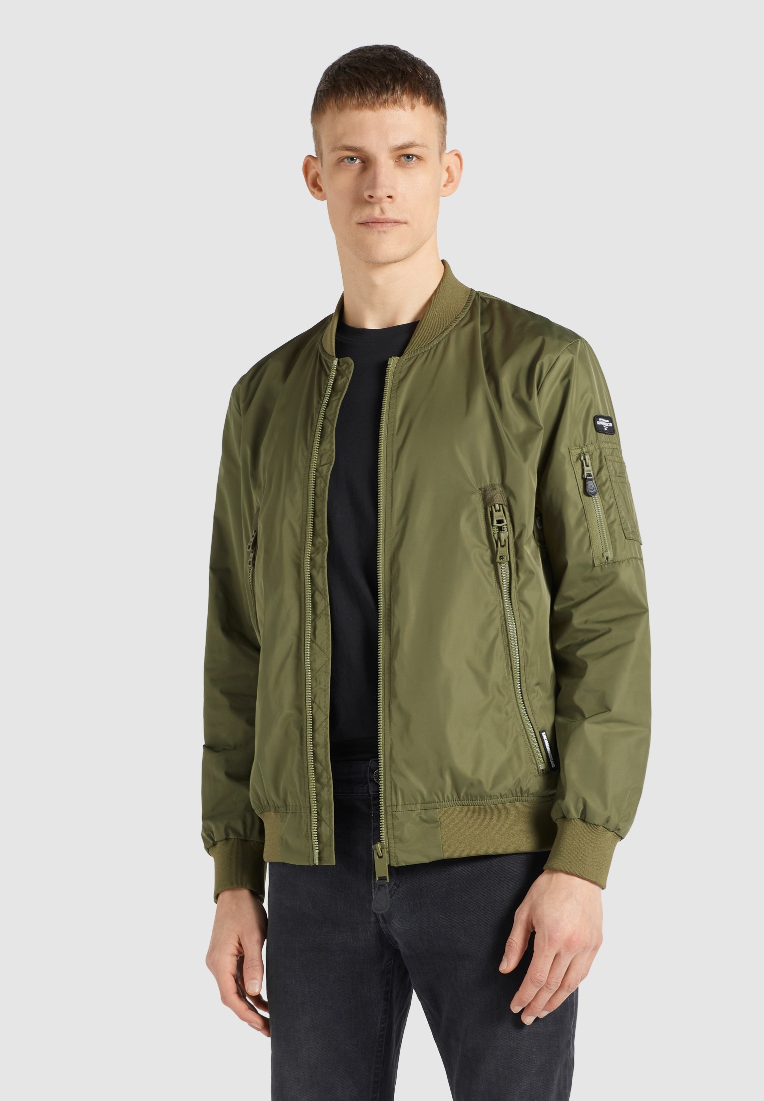 khujo Bomberjacke »ASTILE«, (1 St.), mit leichtem Innenfutter