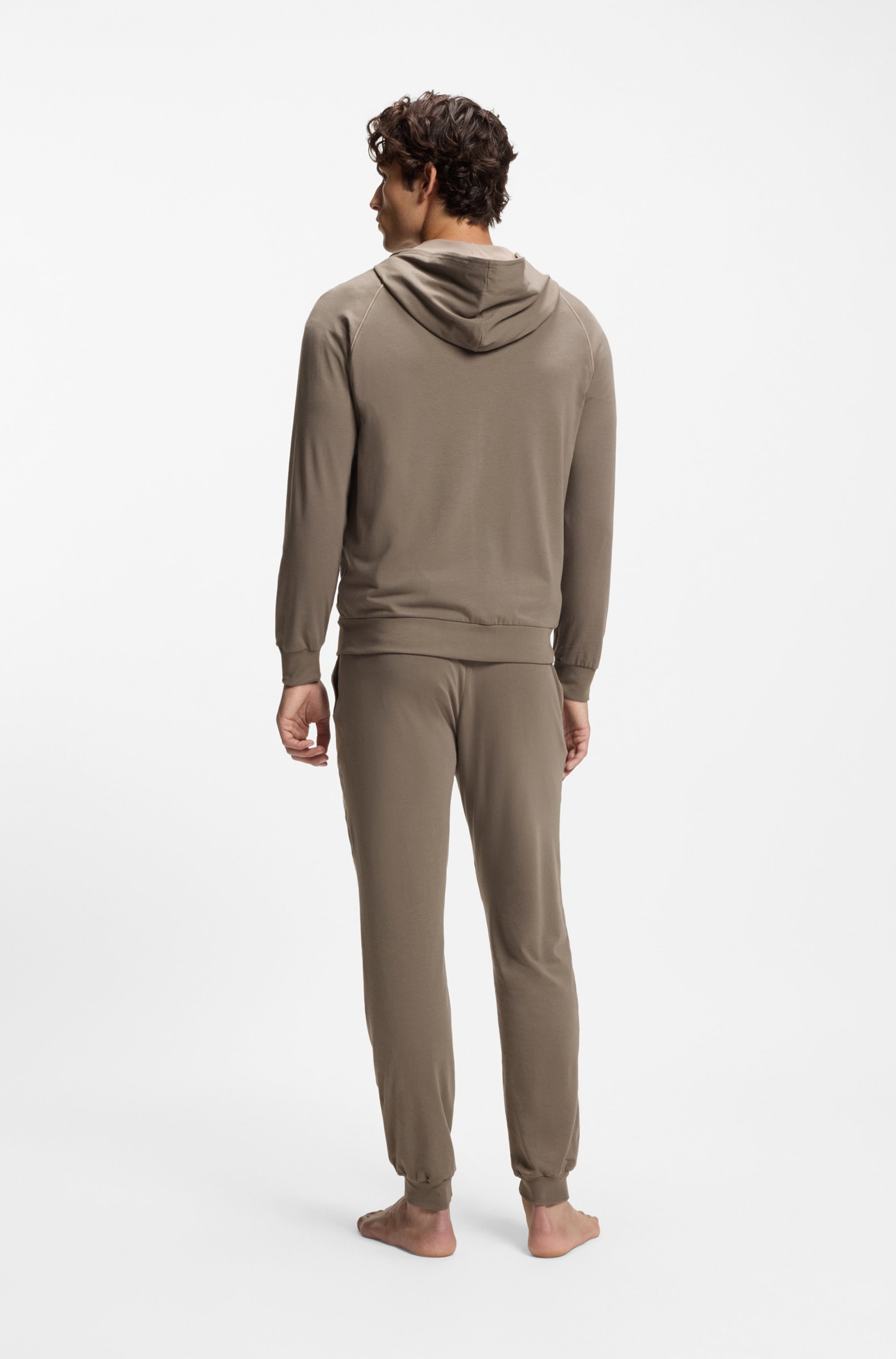 BOSS Kapuzensweatjacke »Mix&Match Jacket H« mit Kängurutasche