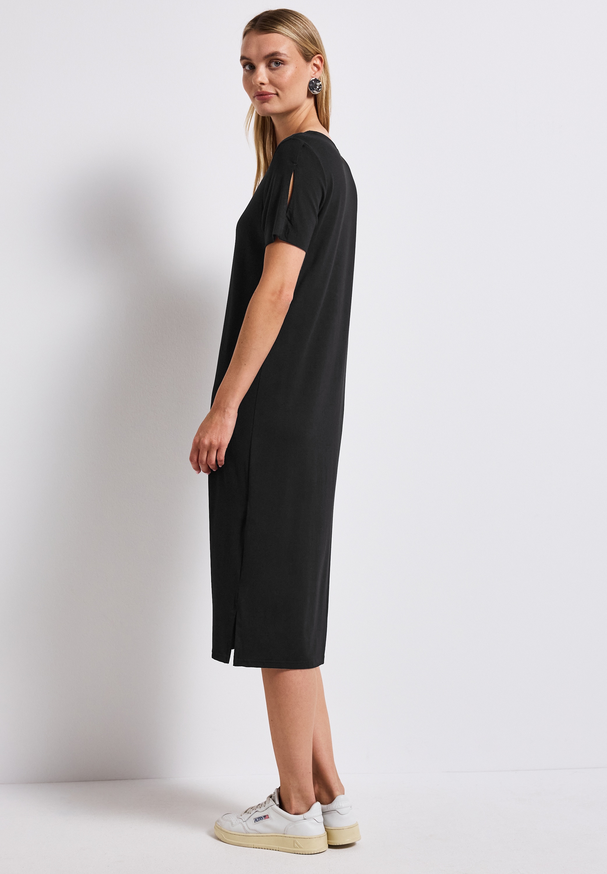 STREET ONE Shirtkleid, mit Schlitzdetail
