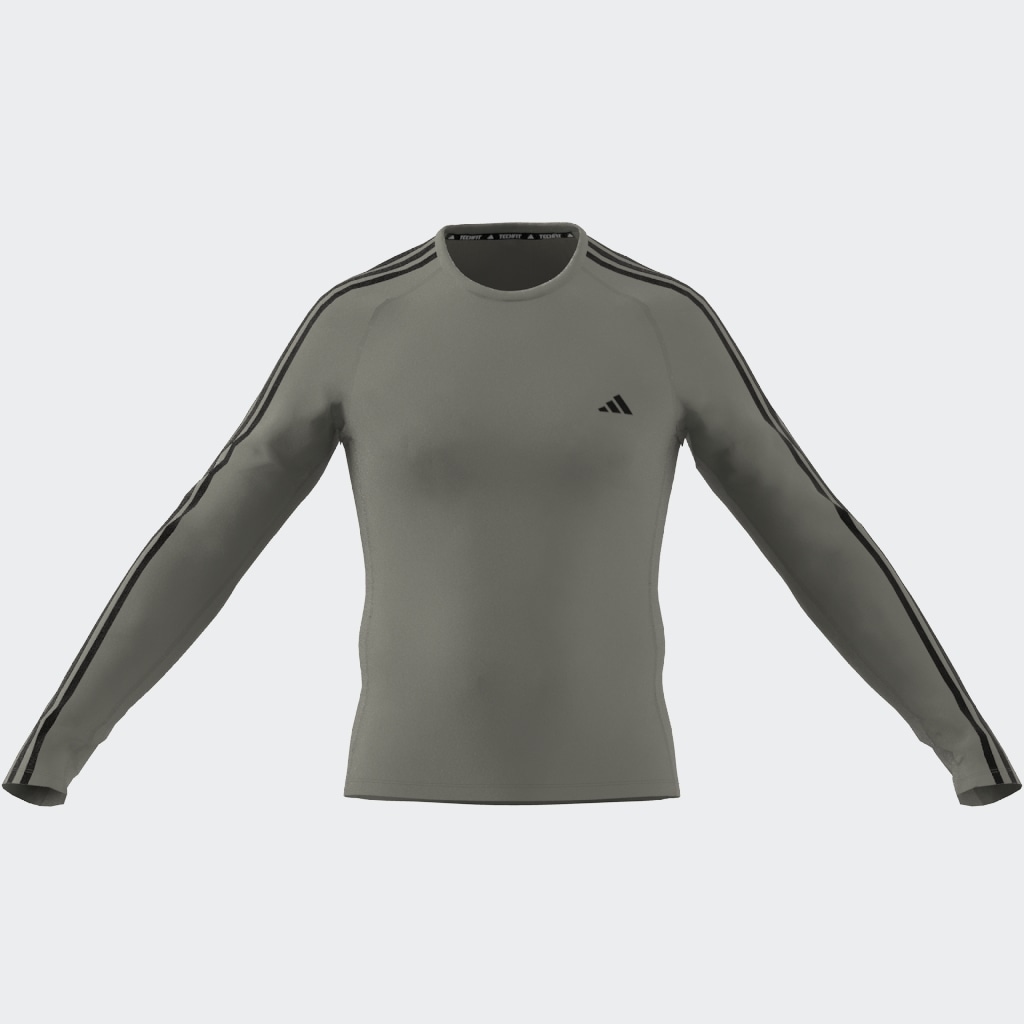 adidas Performance Funktionsshirt »TECHFIT 3STREIFEN TRAINING LONGSLEEVE«