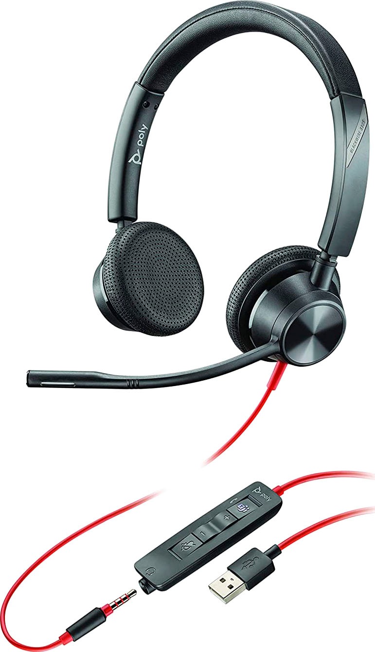 Poly Headset »Blackwire 3325«, Noise-Cancelling