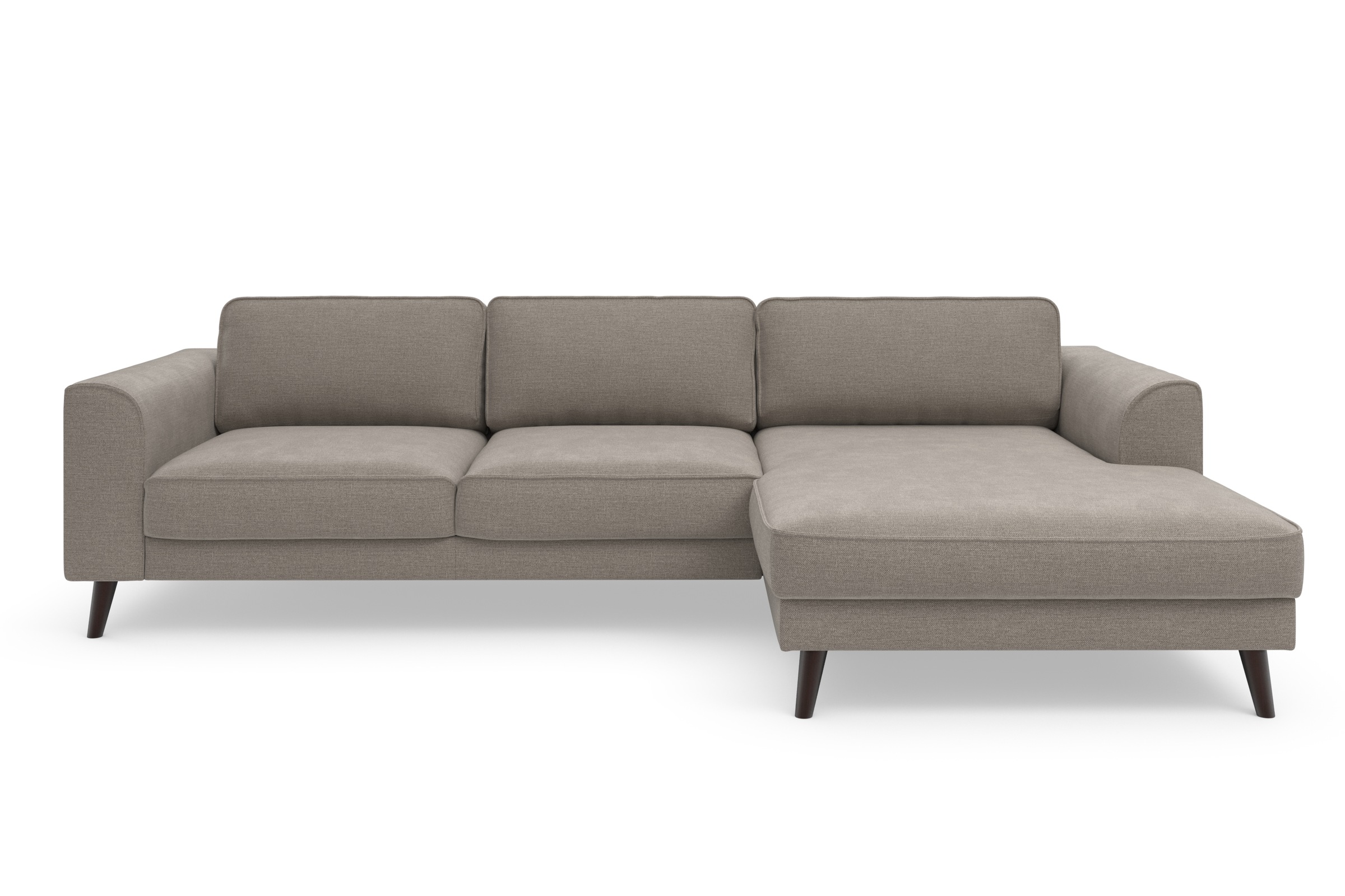 TRENDMANUFAKTUR Ecksofa »Lumber Jack, elegantes Designsofa, zeitlos modern, hoher Sitzkomfort«, wahlweise mit Bettfunktion u. Bettkasten, L-Form