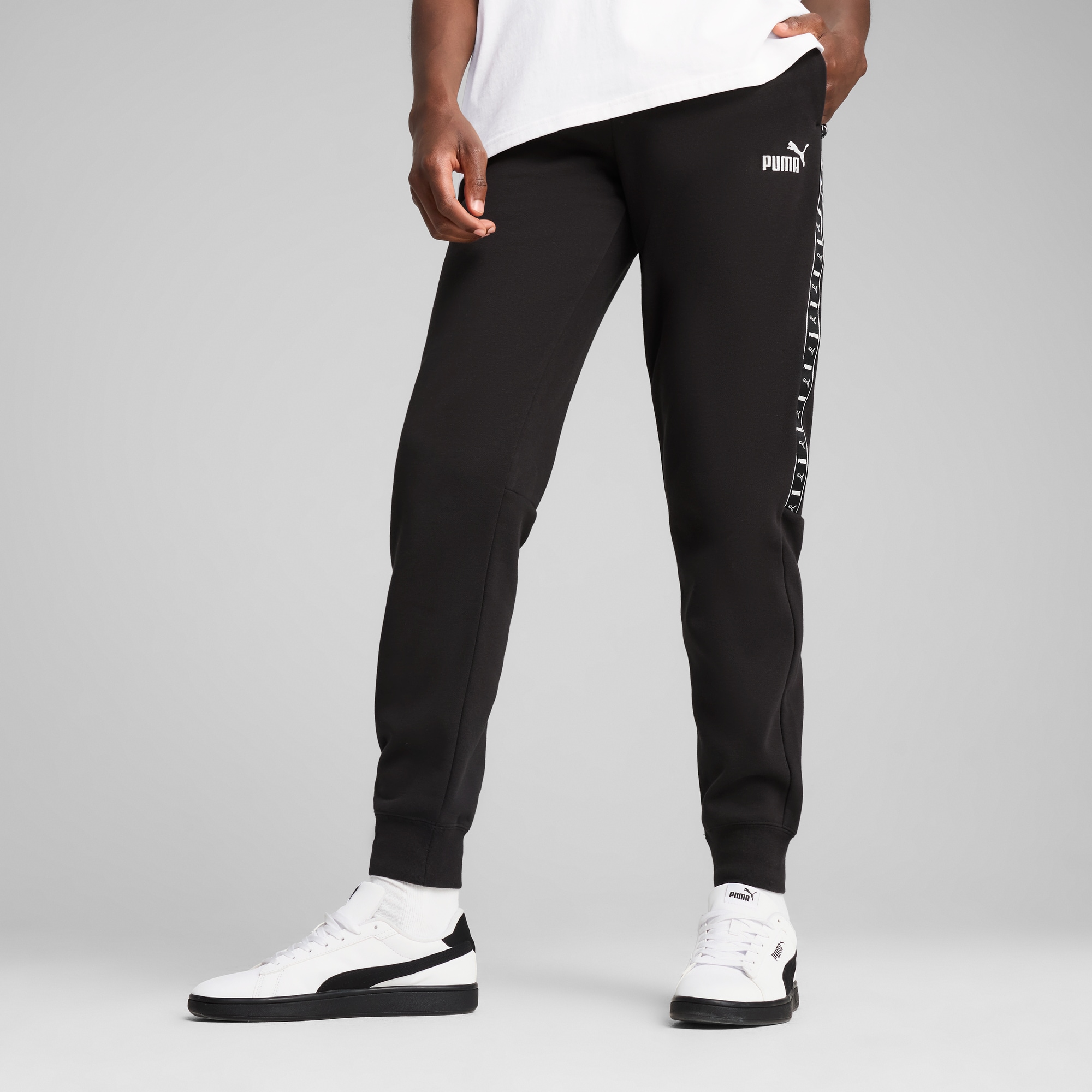 PUMA Trainingshose "ESS TAPE SWEATPANTS FL CL" sportlicher Look, für Sport günstig online kaufen