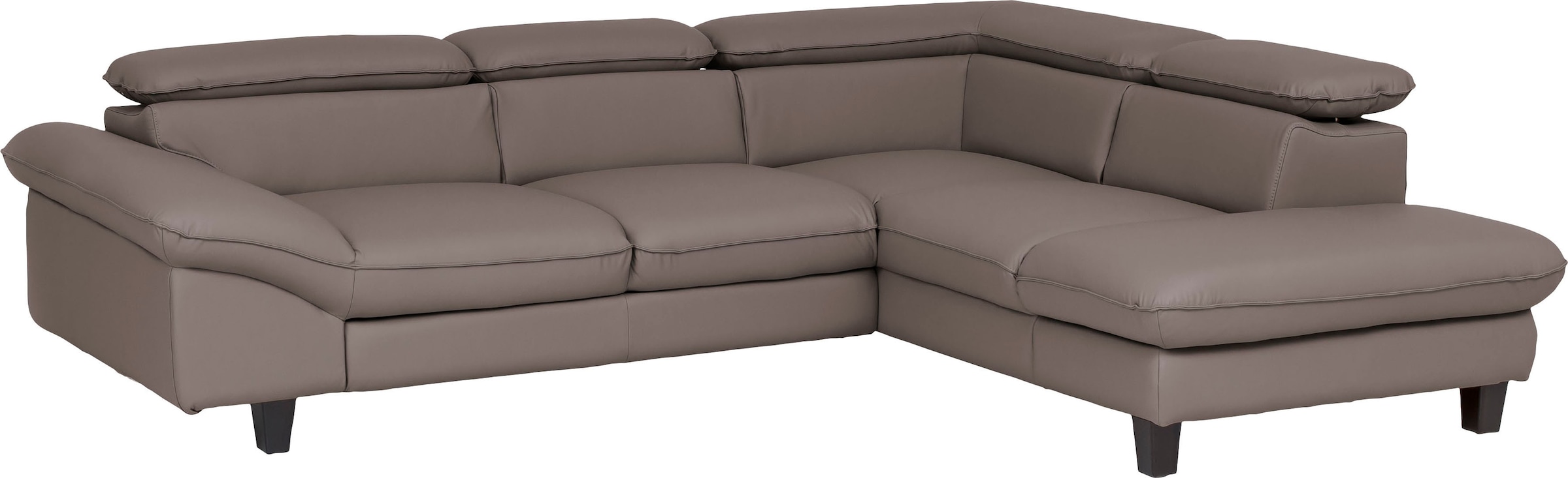 Home affaire Ecksofa »Pilot L-Form« mit Kopfteilverstellung, wahlweise mit Bettfunktion & Bettkasten
