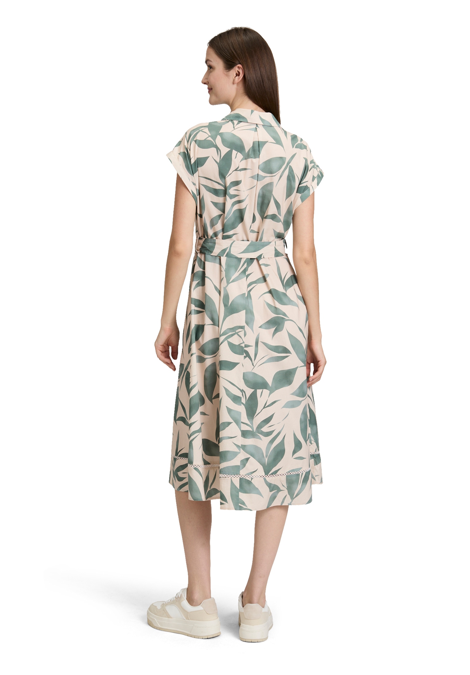 Betty&Co Hemdblusenkleid »Damen mit Print« Nahttasche
