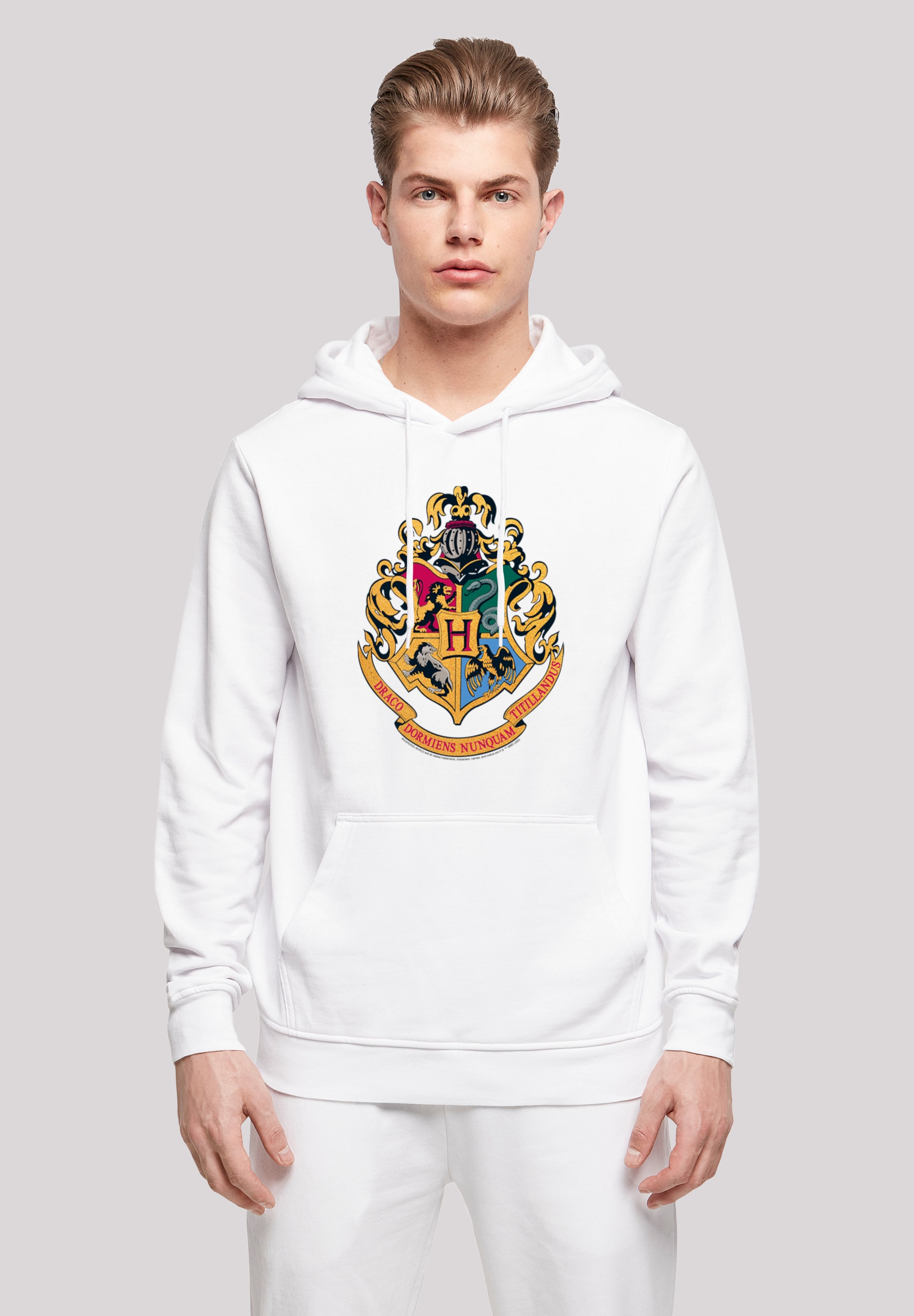 F4NT4STIC Kapuzenpullover "Harry Potter Hogwarts Crest Gold", Print