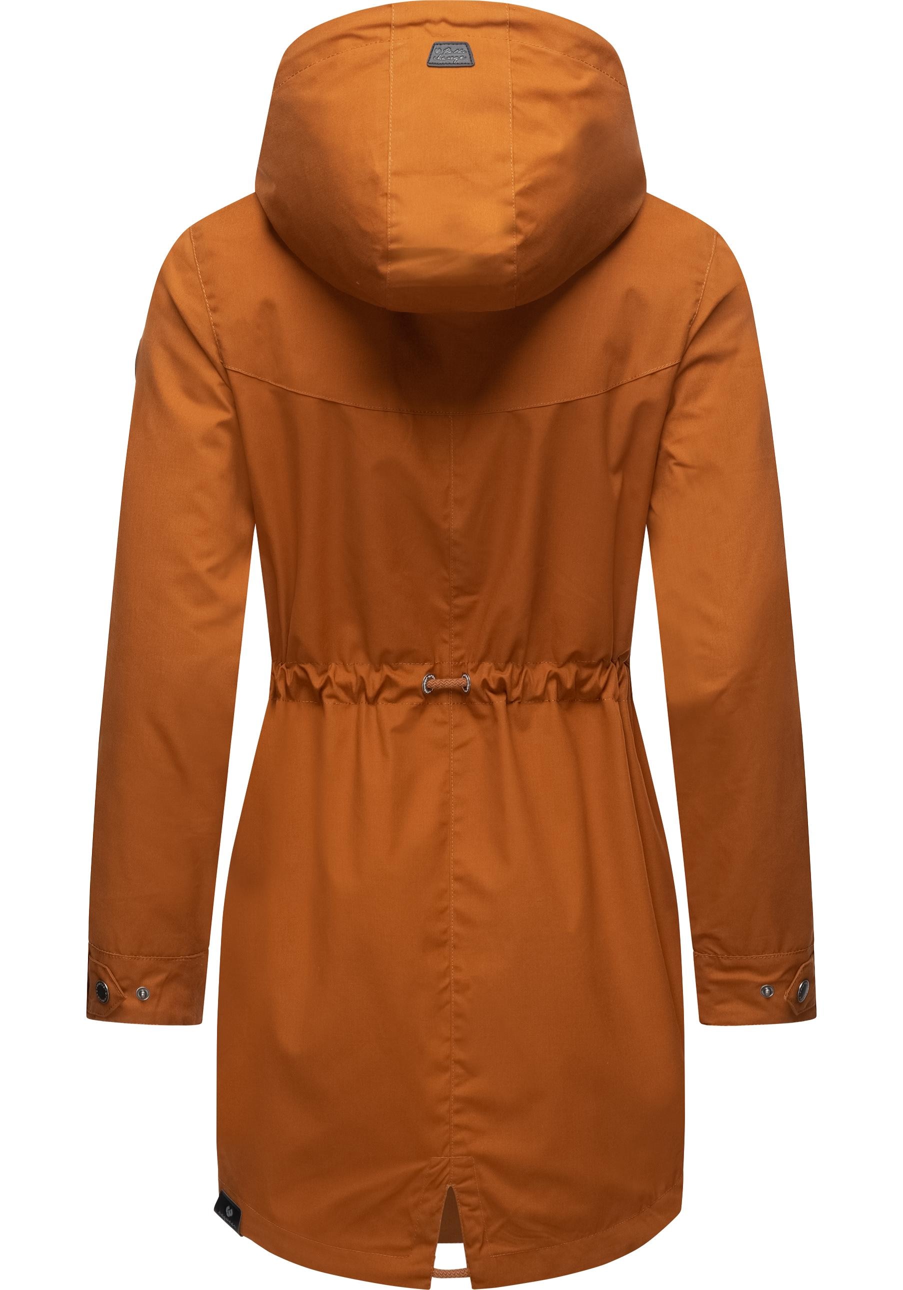 Ragwear Parka »Canny«, mit Kapuze, stylische Übergangsjacke mit großer Kapuze