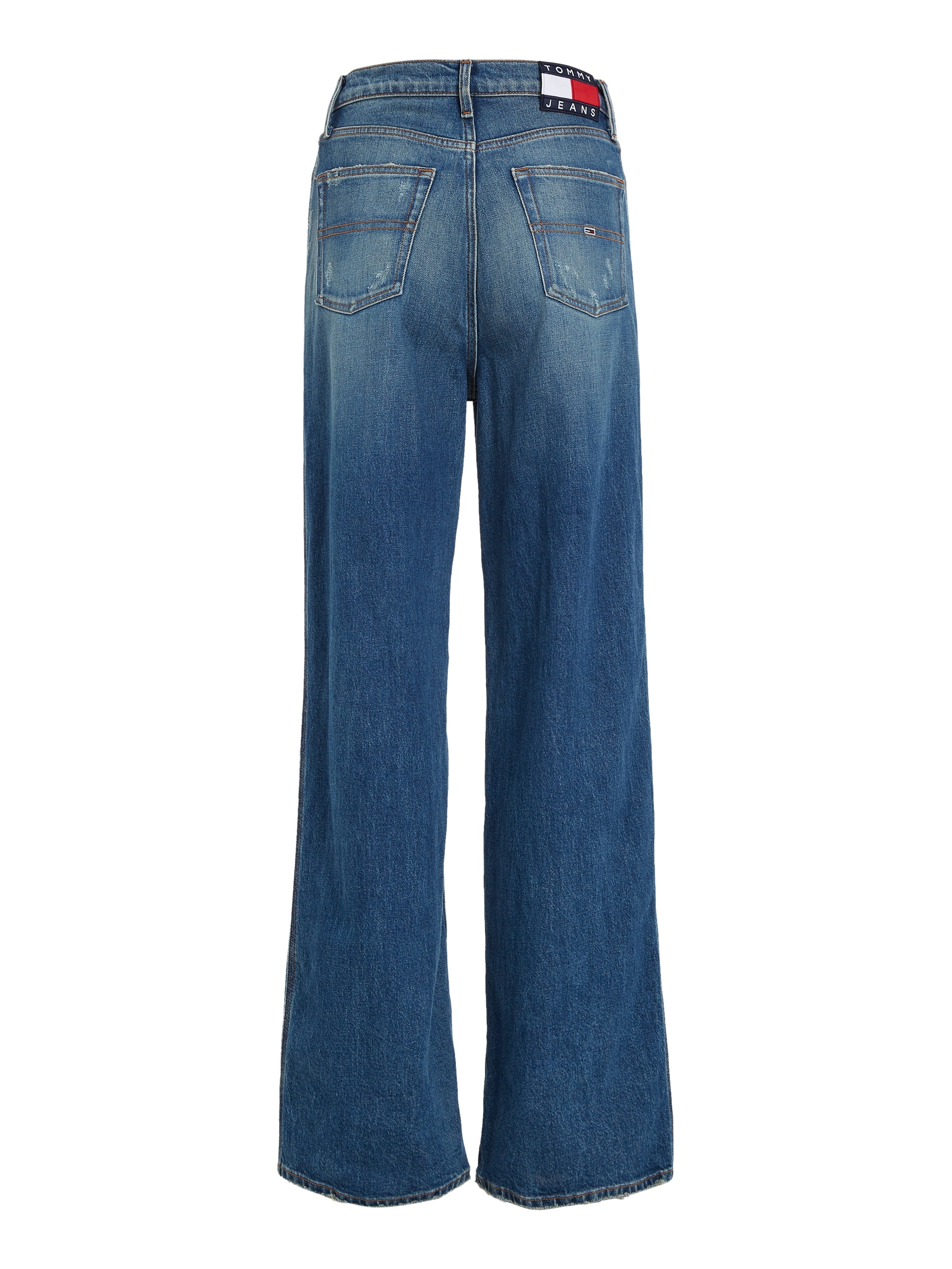 Tommy Jeans Weite Jeans, mit Tommy Jeans Logobadges für kaufen | BAUR