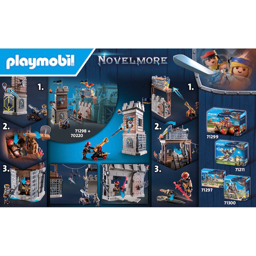 Playmobil® Konstruktions-Spielset »Novelmore vs. Burnham Raiders - Turnierarena (71298), Novelmore«, (219 St.)